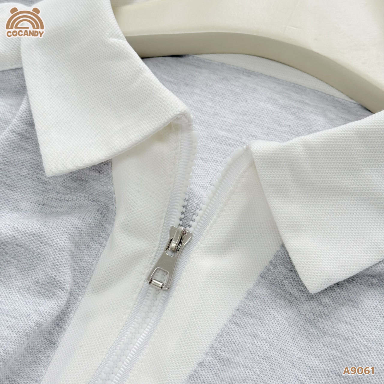 Áo cộc XÁM polo cổ khóa NAM_thumbnail_3