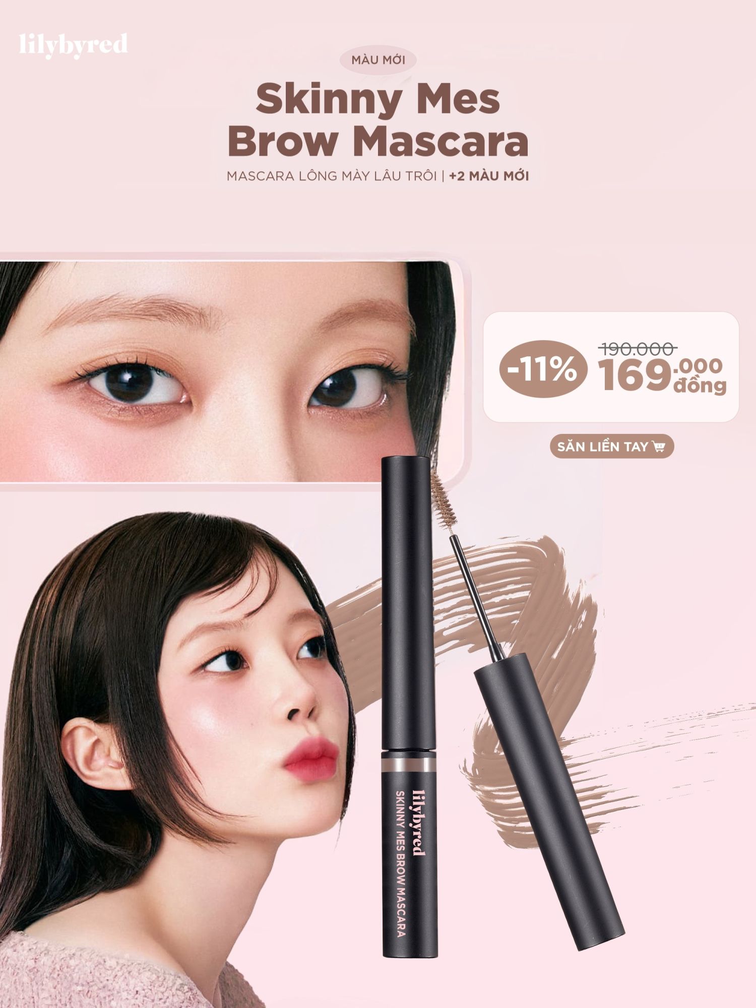 Chính Thức Mở Bán Mascara Lông Mày Lilybyred Màu 05 07