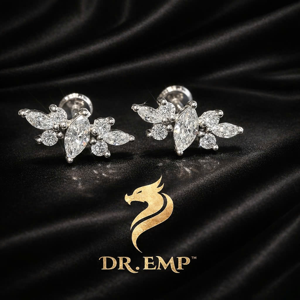 Khuyên kiểu 3 lá kẹp đá giữa dẹt_thumbnail_3