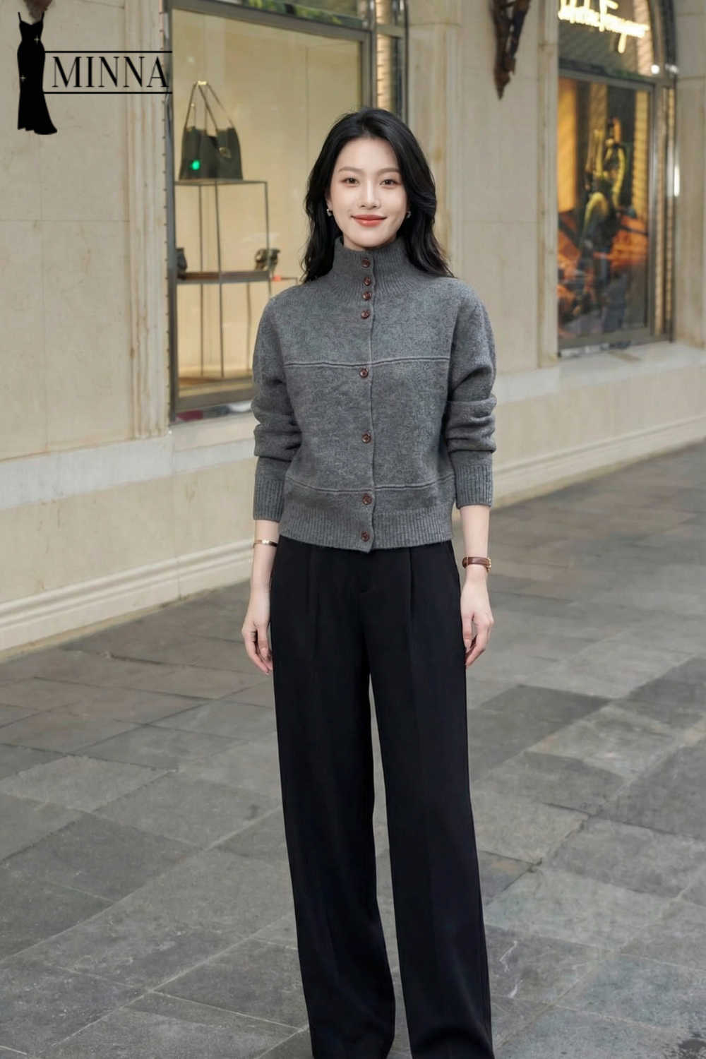 Classic Button Knit - MA053