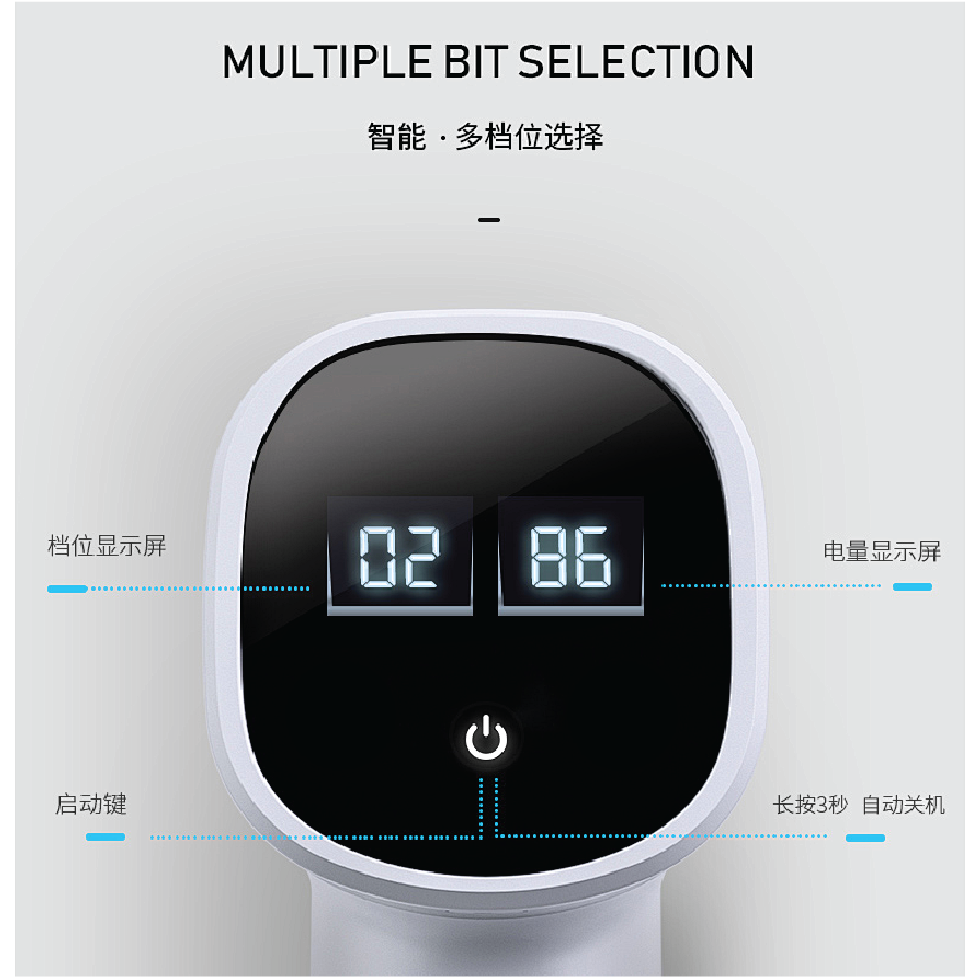 SÚNG MASSAGE THƯ GIÃN CƠ ĐA TỐC ĐỘ WINKI MS4_thumbnail_6