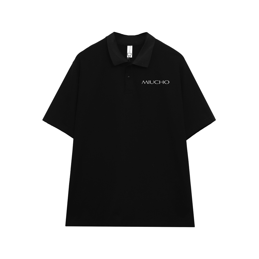Áo polo nữ form rộng có cổ đẹp chất cotton form unisex PL041 Miucho in name_thumbnail_10
