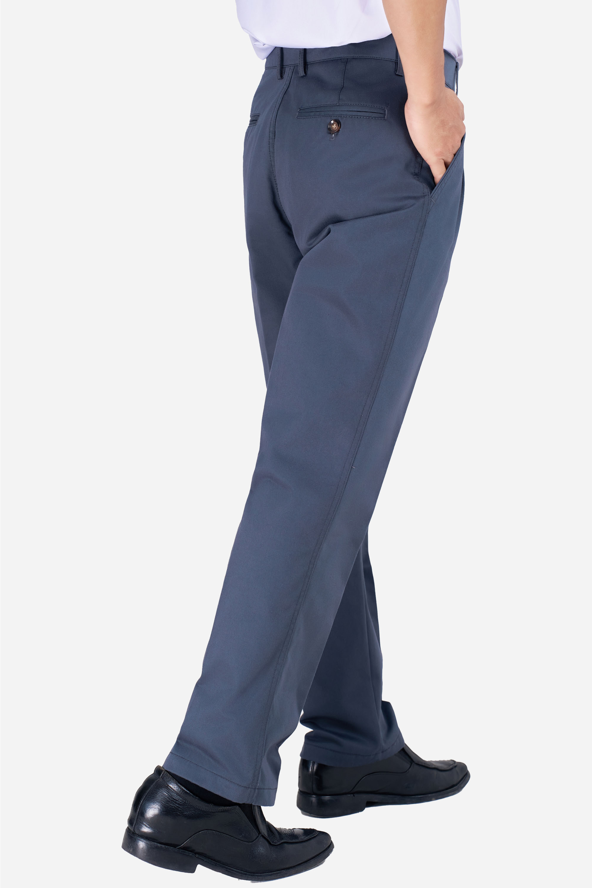 Quần Kaki Thô 2 Li Nam Trung Niên ANCHI Phom Suông Ống Rộng Màu Vàng Nhạt_thumbnail_44