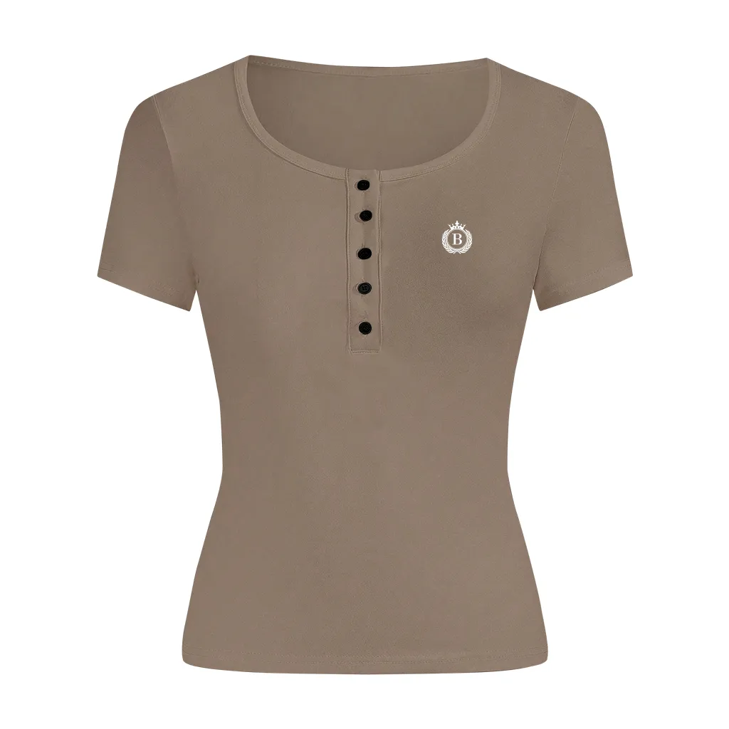 Áo thun ôm body cổ nút Miucho vải visco dày dặn thoáng mát thấm hút tốt tôn dáng in artwork 2722_thumbnail_11