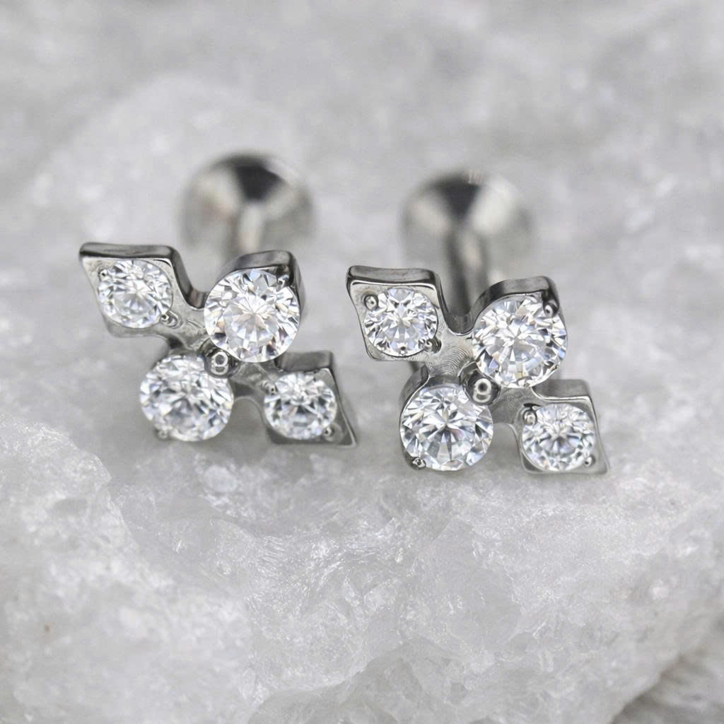 Khuyên kiểu titan hình thoi đá tròn_thumbnail_1