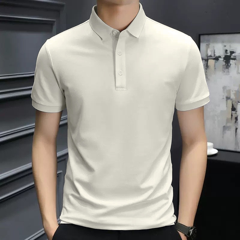 Áo polo nam trơn form vừa PLCST01 vải cá sấu poly cổ trụ thoáng mát Miucho Iconic_thumbnail_0