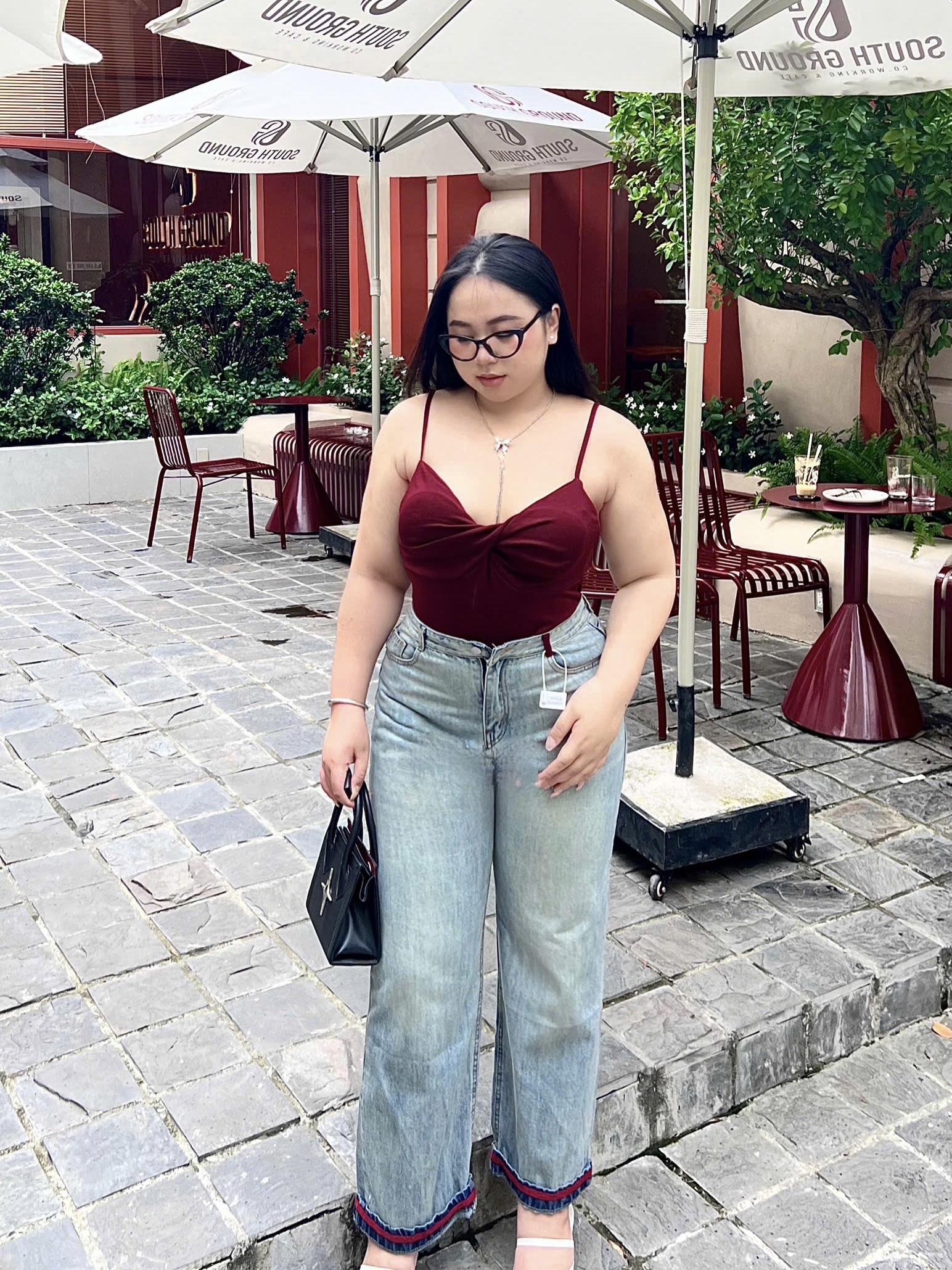 BIGSIZE-Quần suông phối viền lai T- QJ399_thumbnail_5