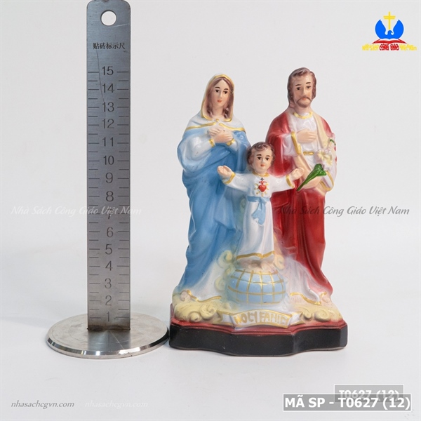 Tượng nhựa Gia Đình Thánh Gia 15cm ✔