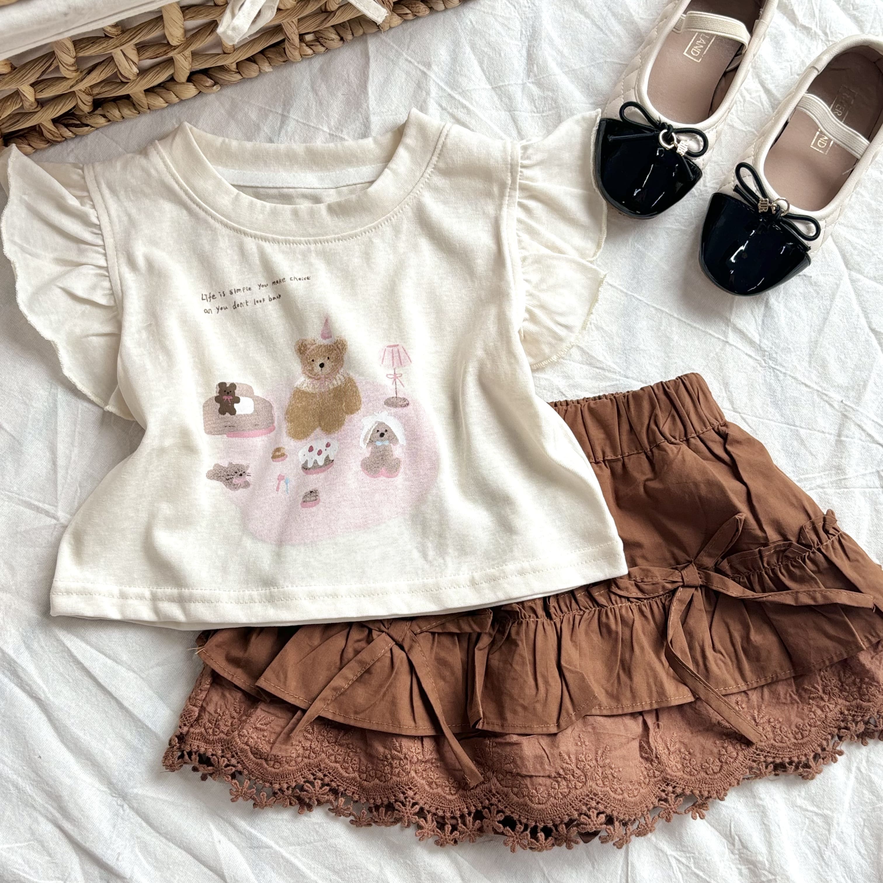 (A10) Áo thun hoạ tiết gấu baby  màu nâu mẫu hè 2025_thumbnail_3