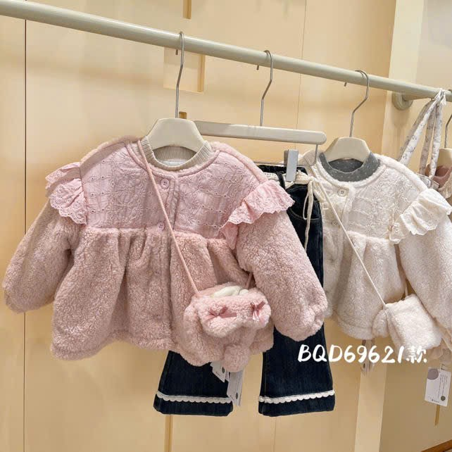 (M90) Áo khoác lông hồng cổ bèo_thumbnail_0