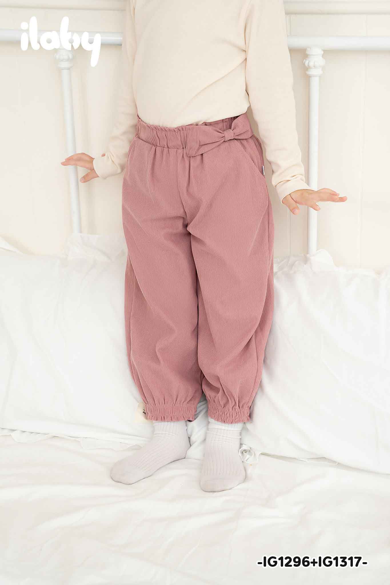 Quần nhung tăm phối nơ cạp_thumbnail_3