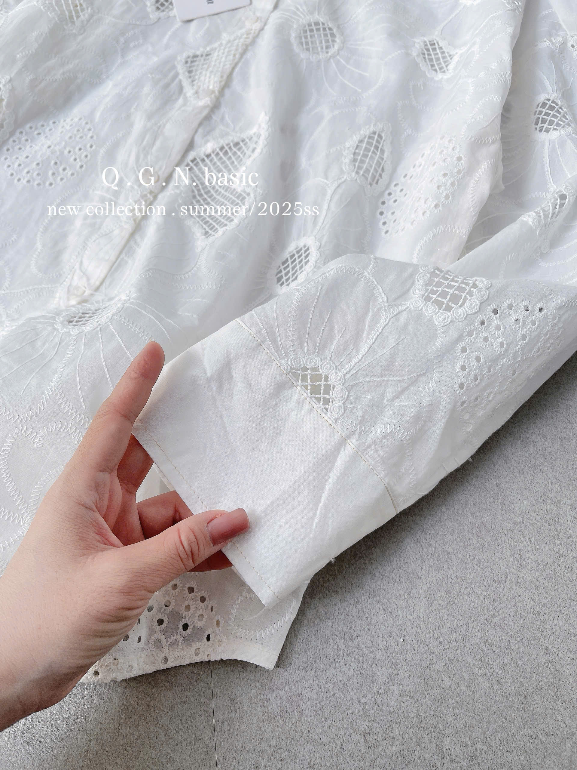 Áo sơ mi trắng thêu đục lỗ Miamia_thumbnail_6