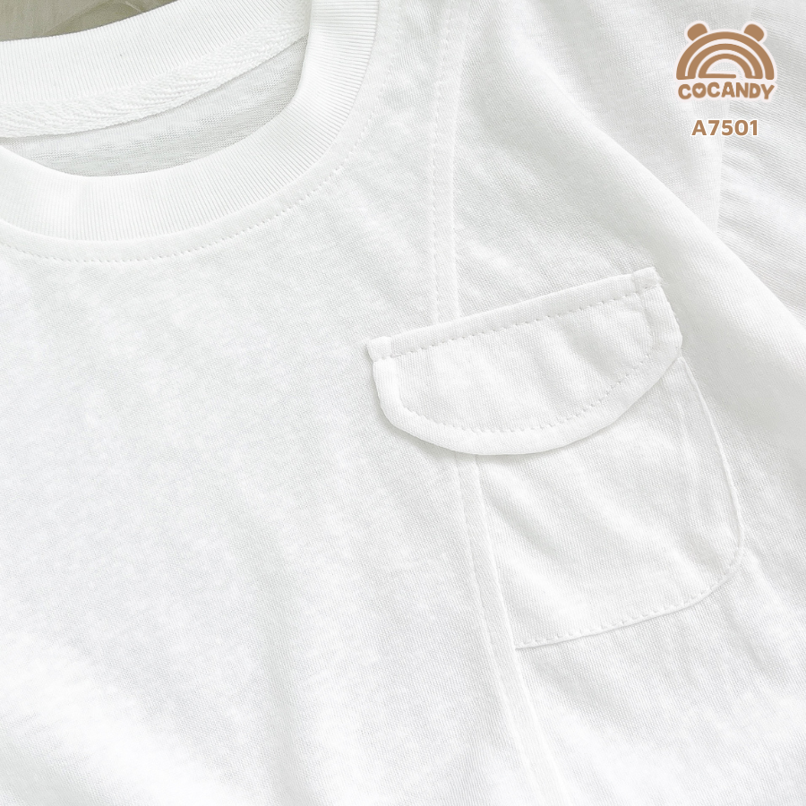 Áo cộc TRẮNG phối đáp sườn túi ngực có nắp_thumbnail_4