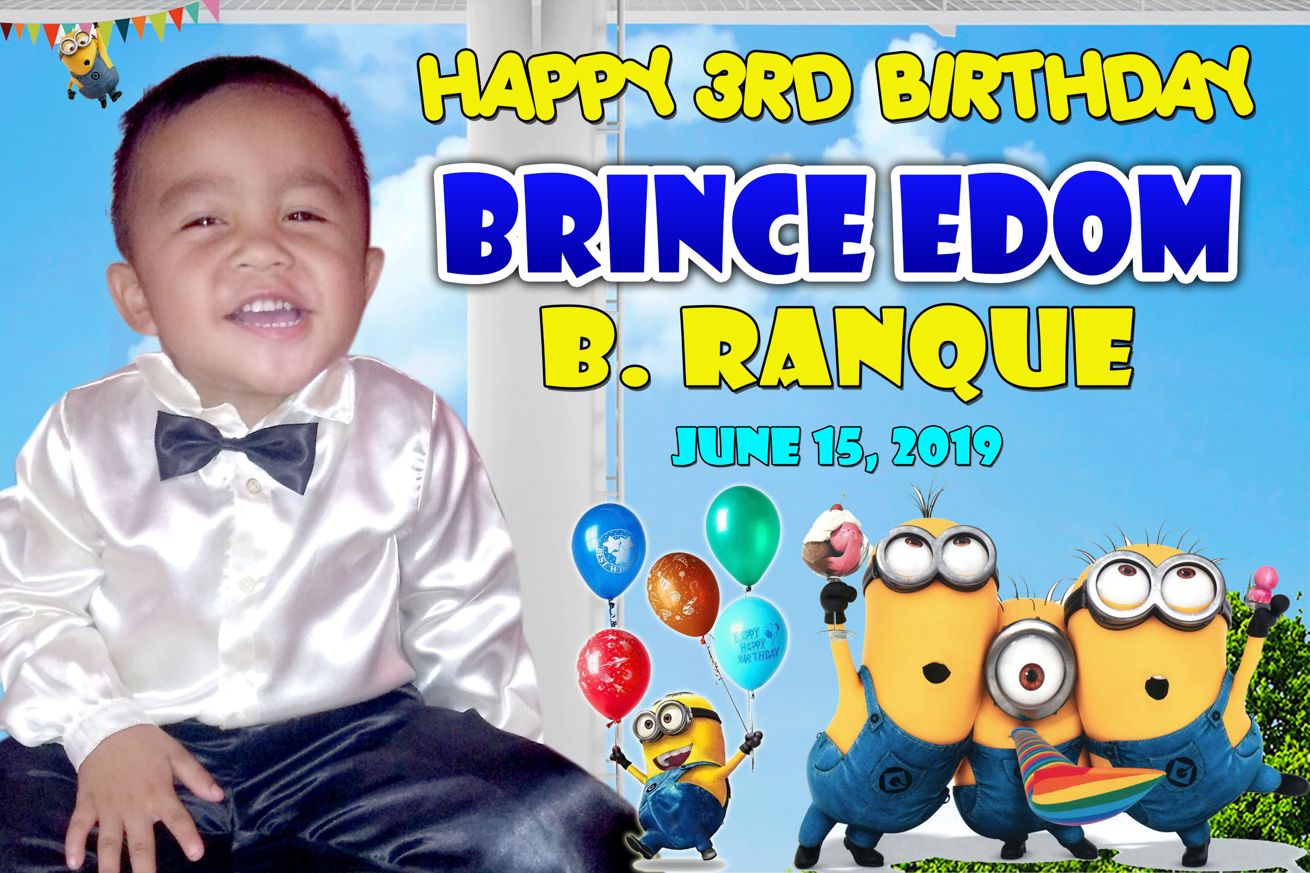 Minions Theme Birthday Tarp_thumbnail_2
