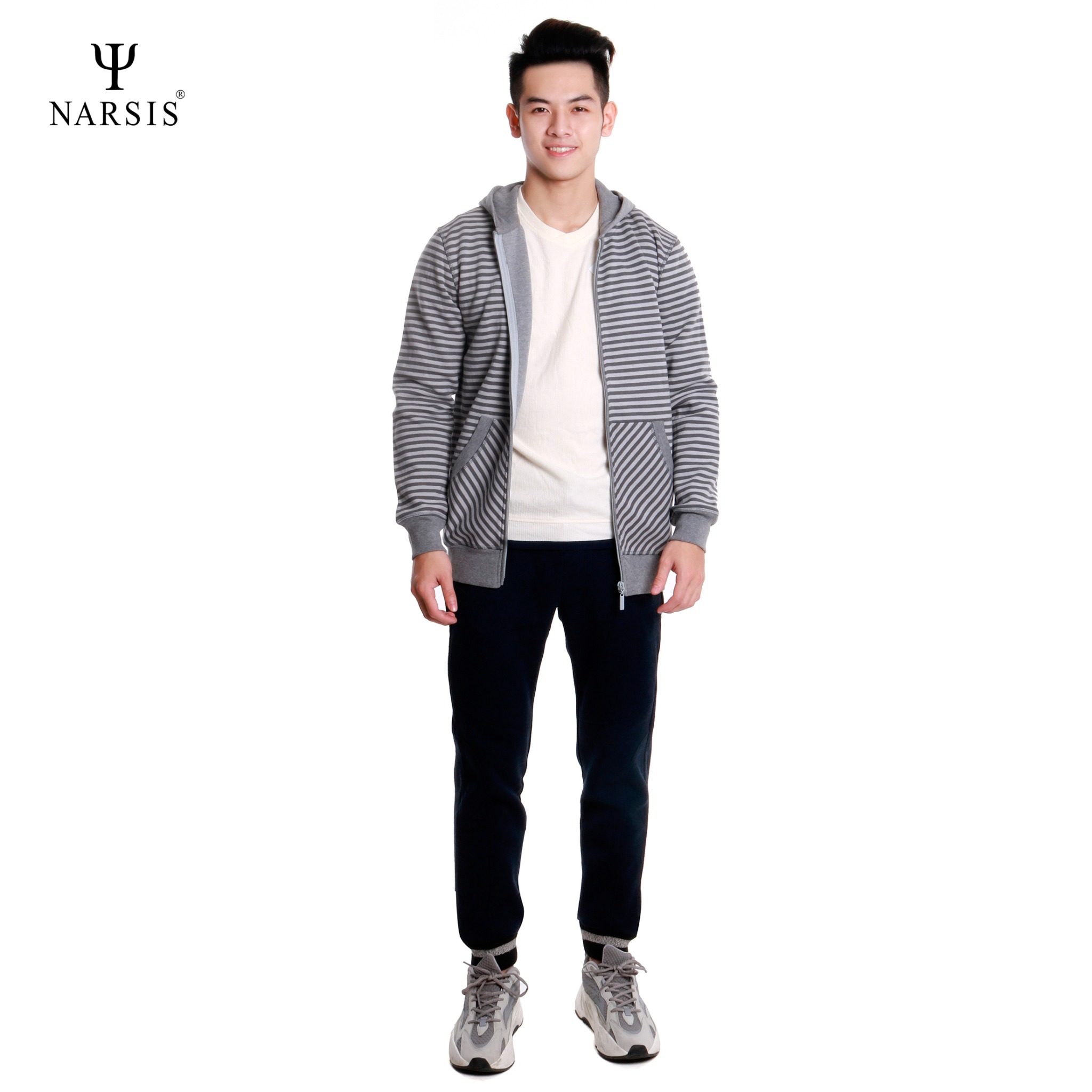 ÁO KHOÁC NAM D4118 NARSIS CHẤT LIỆU THOÁNG MÁT, DỄ CHỊU, THOẢI MÁI CẢ NGÀY, DỄ VẬN ĐỘNG_thumbnail_2