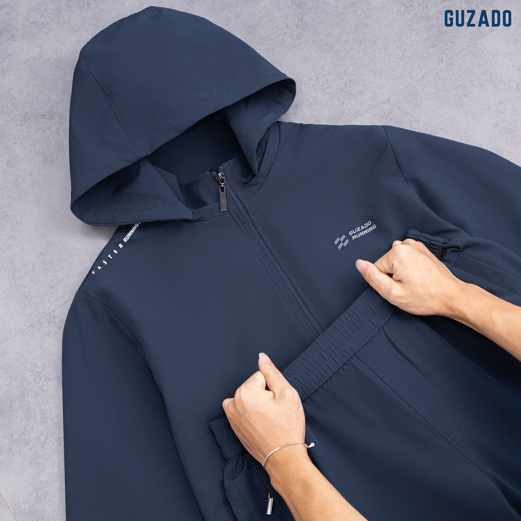 Bộ Quần Áo Gió Thể Thao Nam GUZADO 2 Lớp Nhẹ Ấm Cản Gió Cản Bụi Tốt Form Trẻ Trung GBG01_thumbnail_7