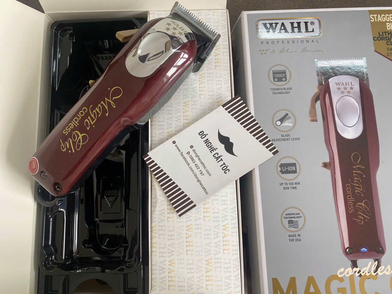 Tông đơ pin Wahl Magic Cordless 2026 - chính hãng_thumbnail_7