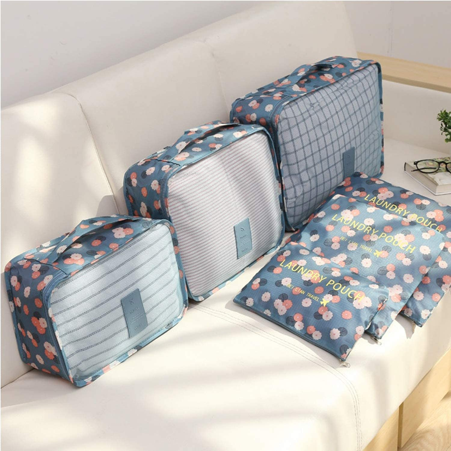 6 pc Travel Organizers