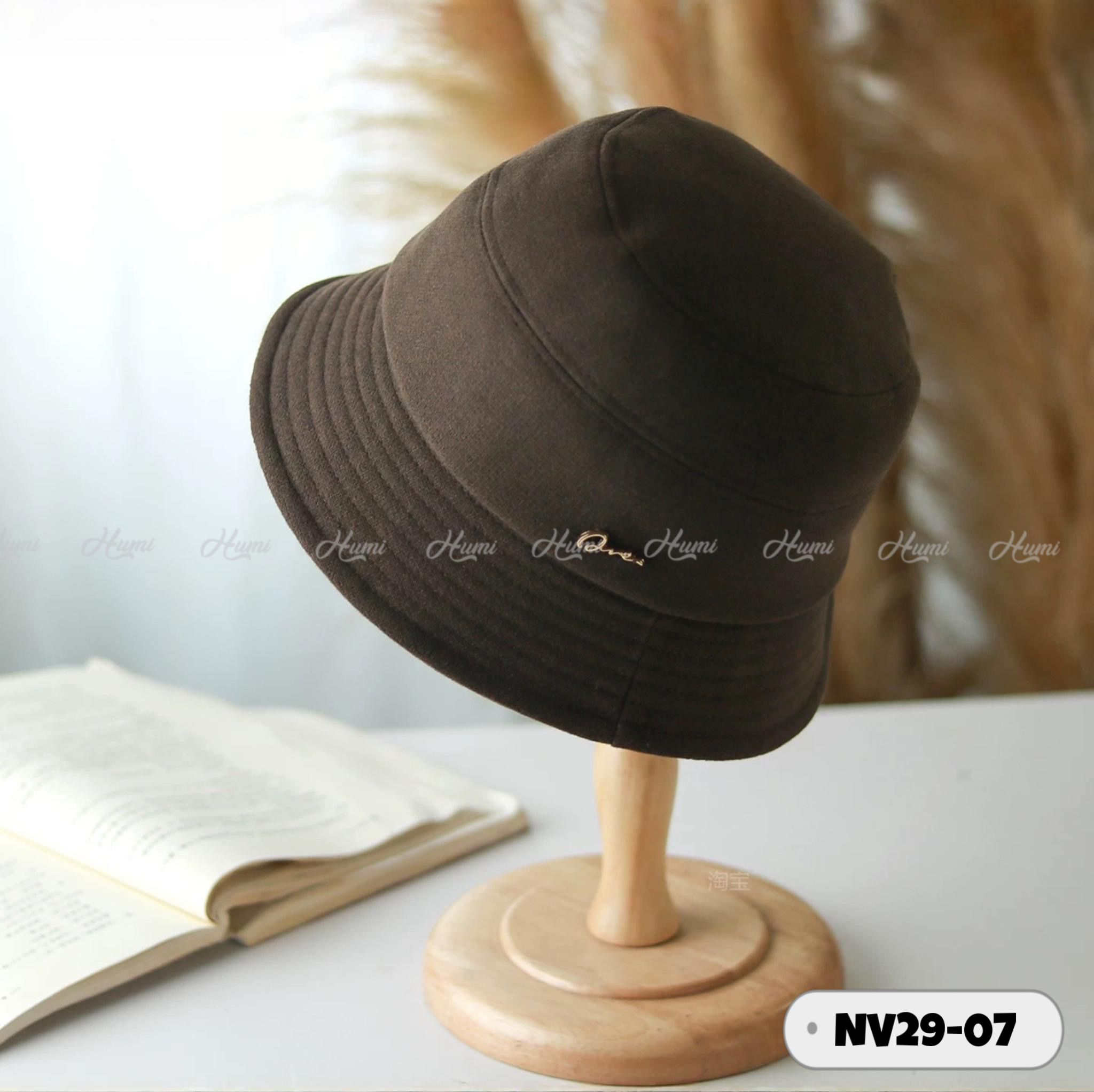 MŨ BUCKET PHONG CÁCH NHẬT (NV29-07 Nâu Choco)