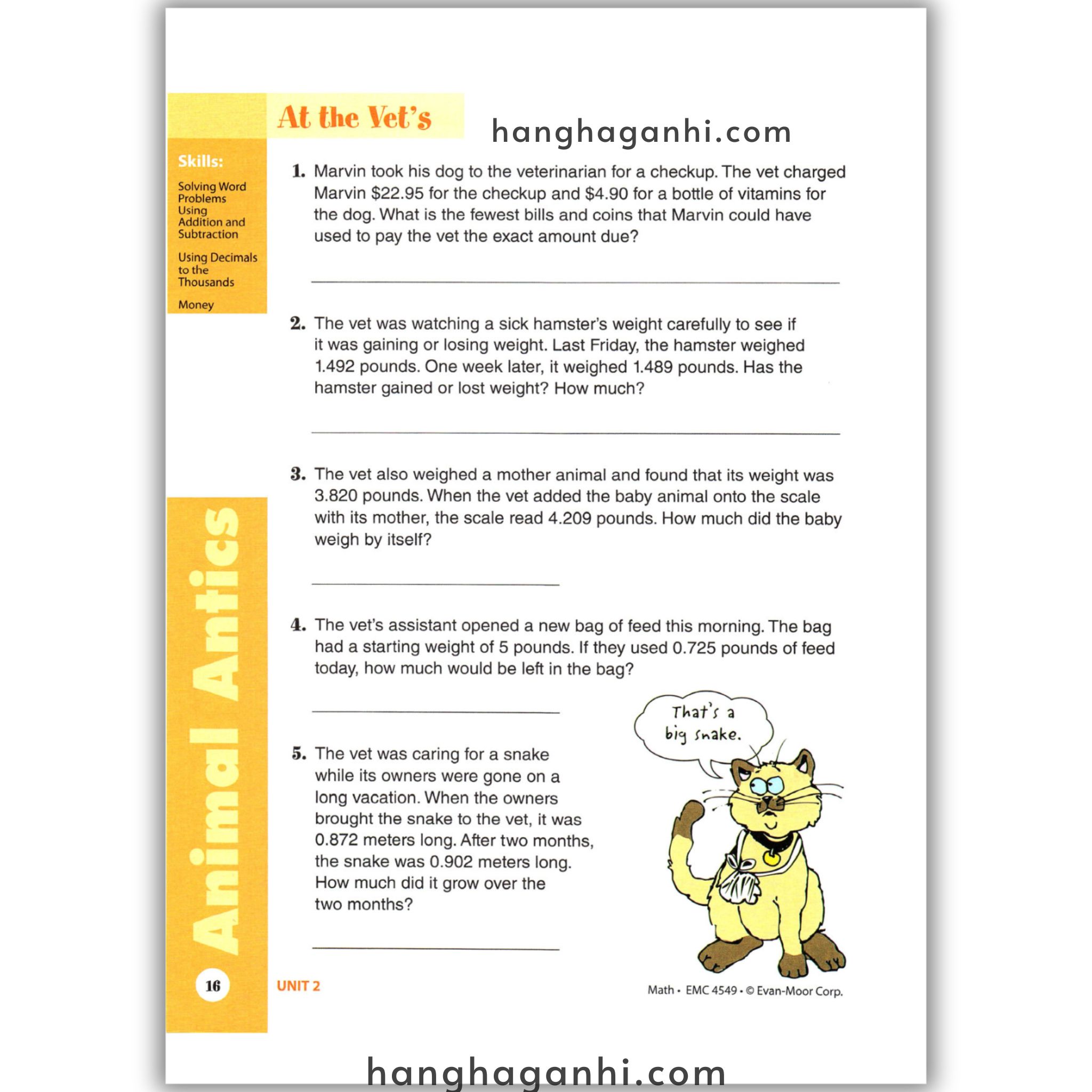 Skill Sharpeners Math Grade 5, Sách Toán Mỹ Evan Moor cho học sinh lớp 5_thumbnail_16