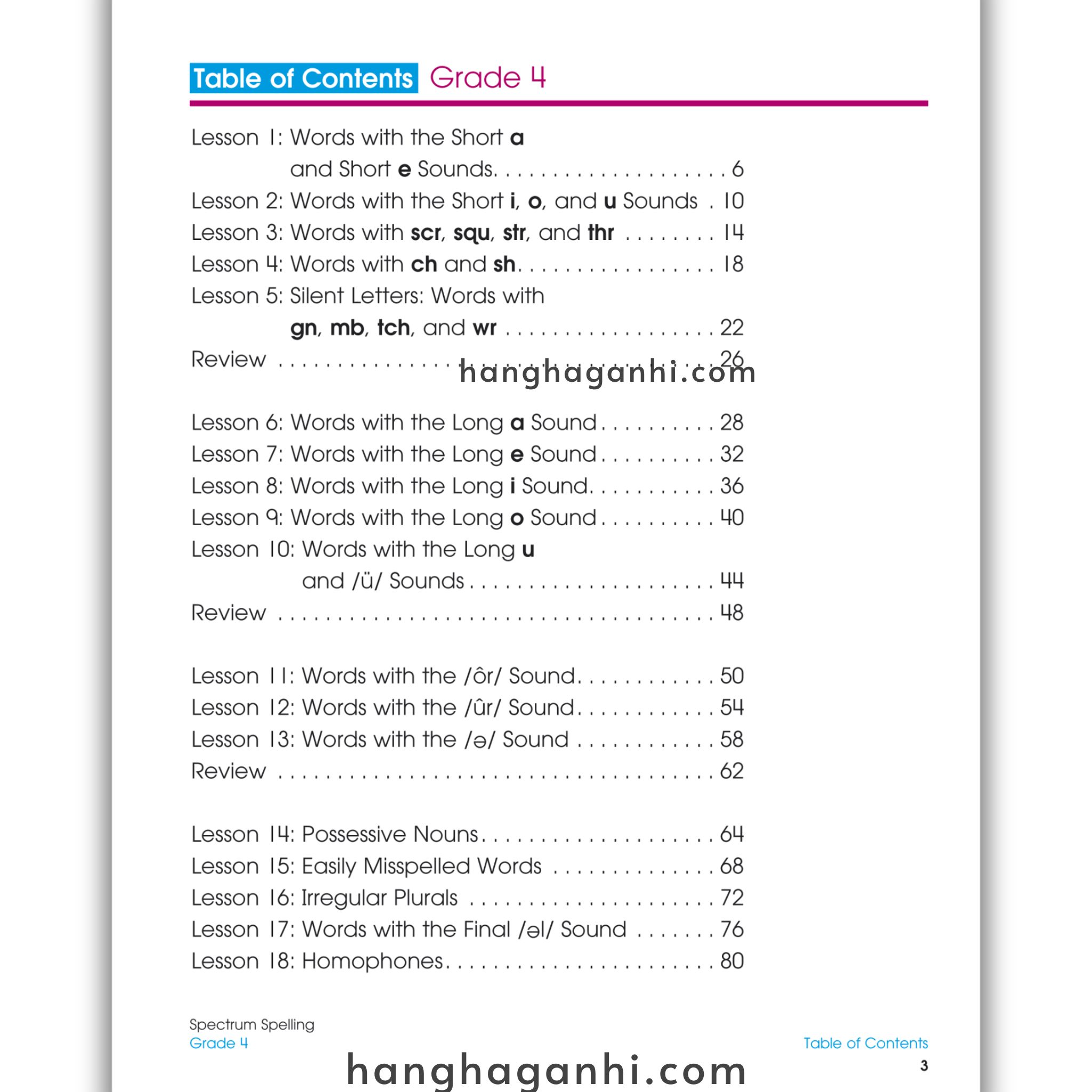 Sách Spectrum Spelling Workbook Grade 4_thumbnail_4