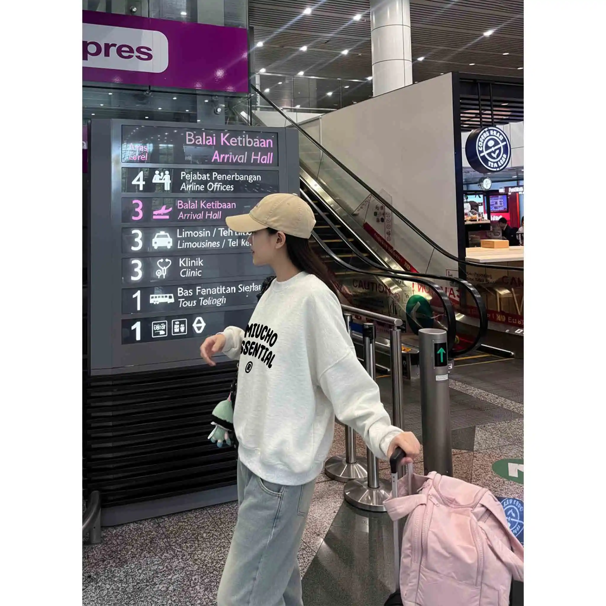 Áo Sweater boxy unisex Miucho Club vải nỉ 2 da cao cấp thoáng mát cổ tròn in chữ basic 2820_thumbnail_6