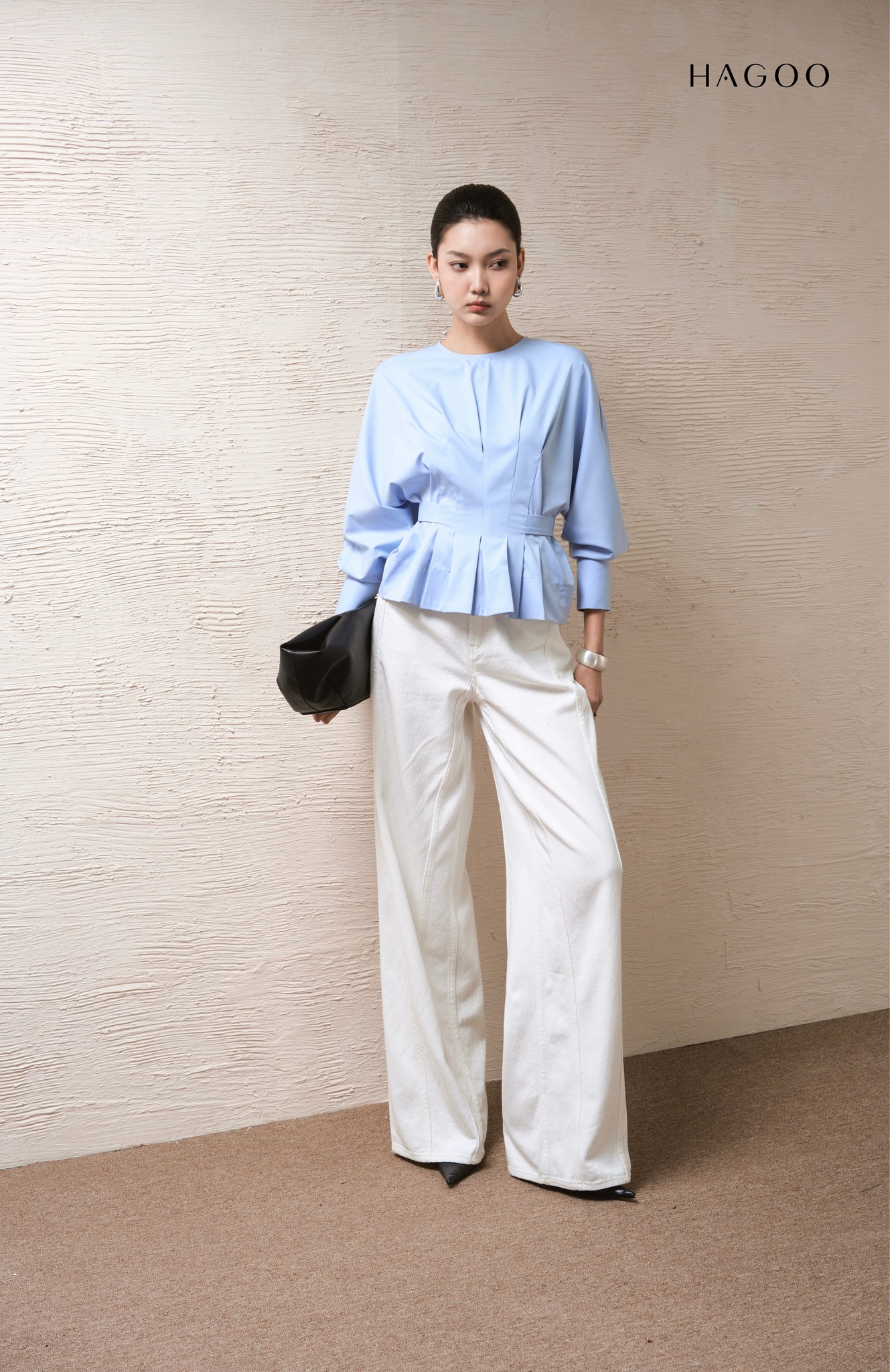 Áo sơ mi ly thân nẹp sau HAGOO_thumbnail_3