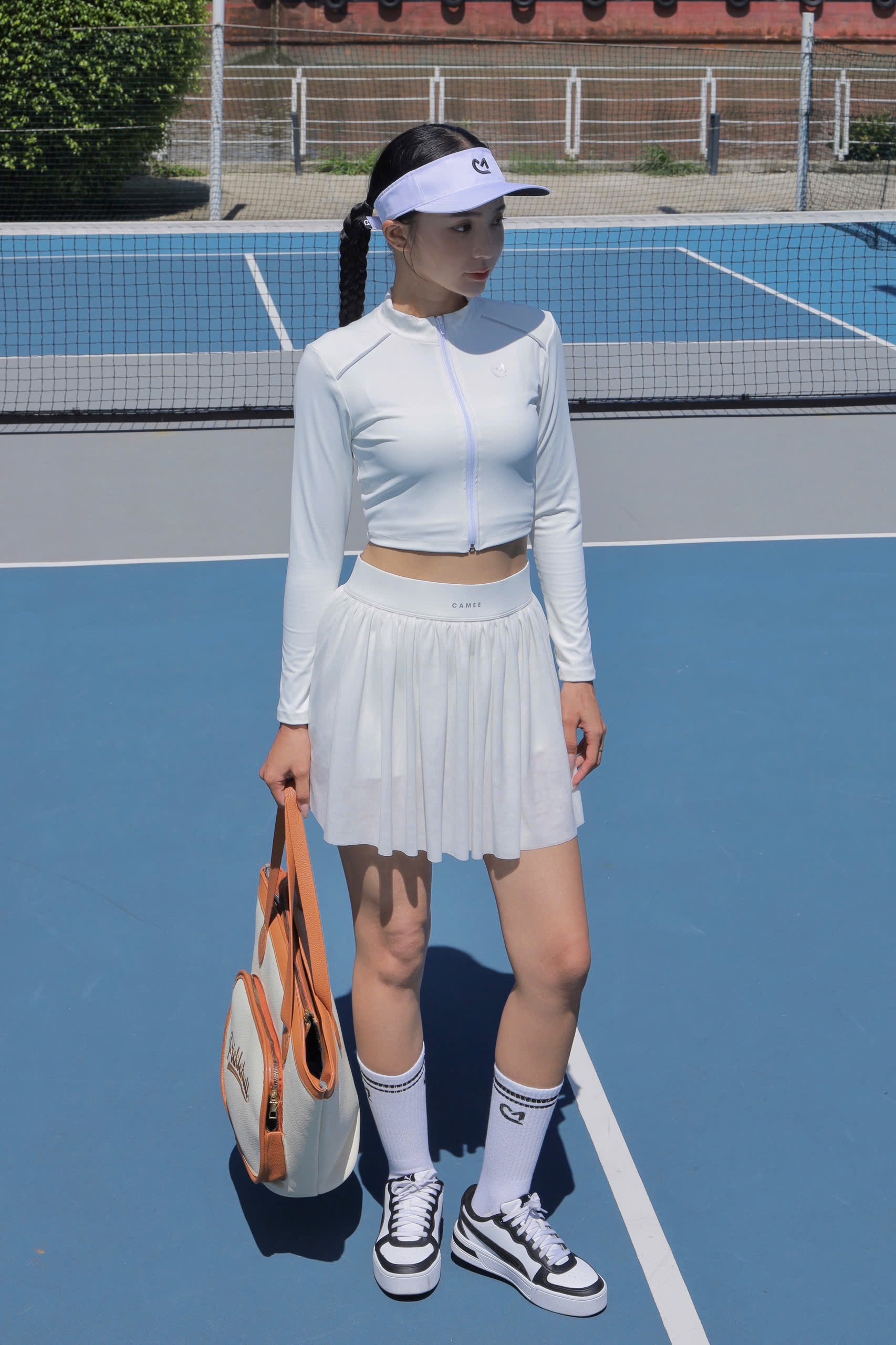 Set Áo Tay Dài + Chân Váy Lưới