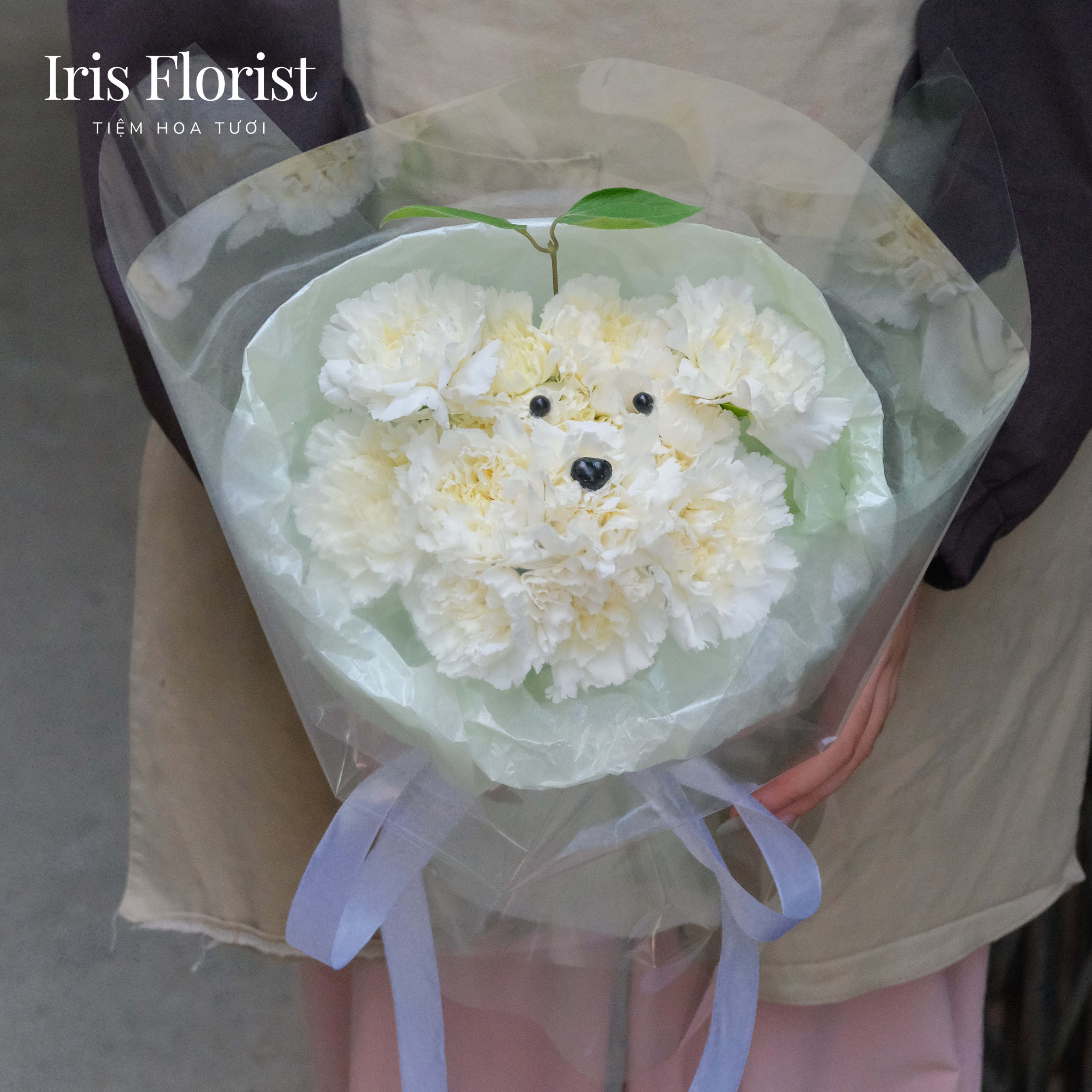 Bó hoa Puddle trắng (Panxe)