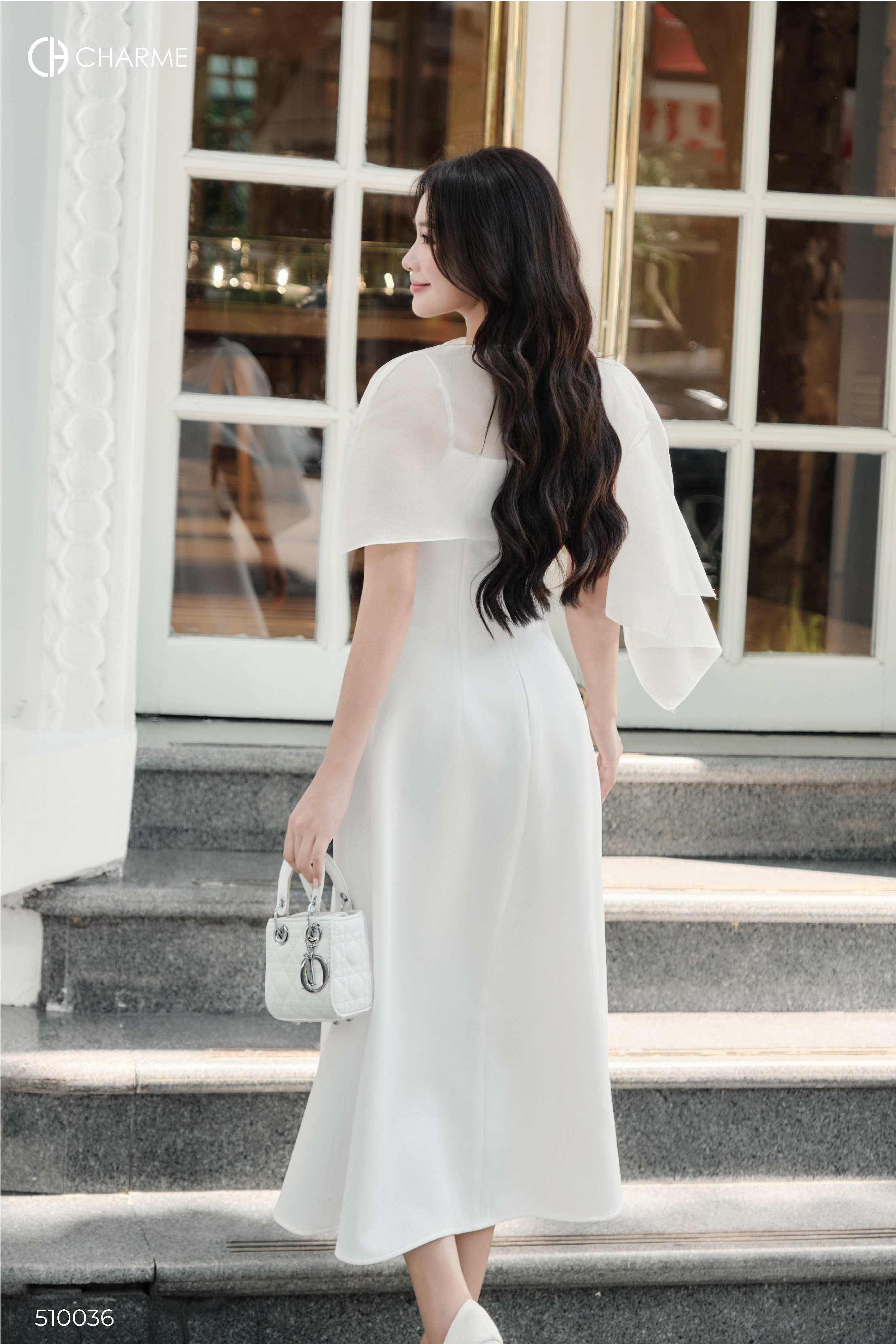 Váy 2 dây chân xòe kèm choàng_thumbnail_2