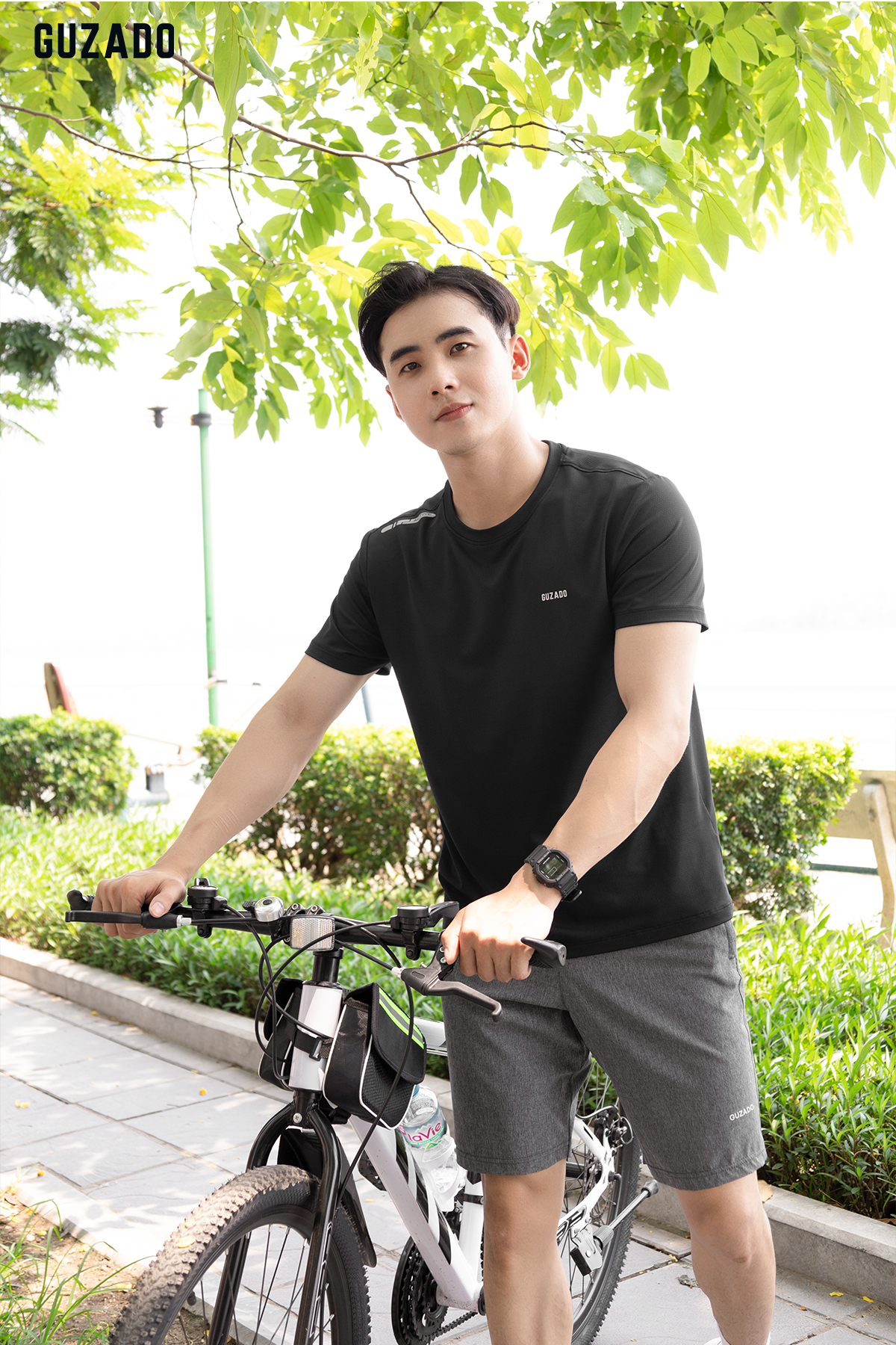 Bộ Quần Áo Thun Sport GUZADO Coolmax Line LOGO ACTIVE BCT04