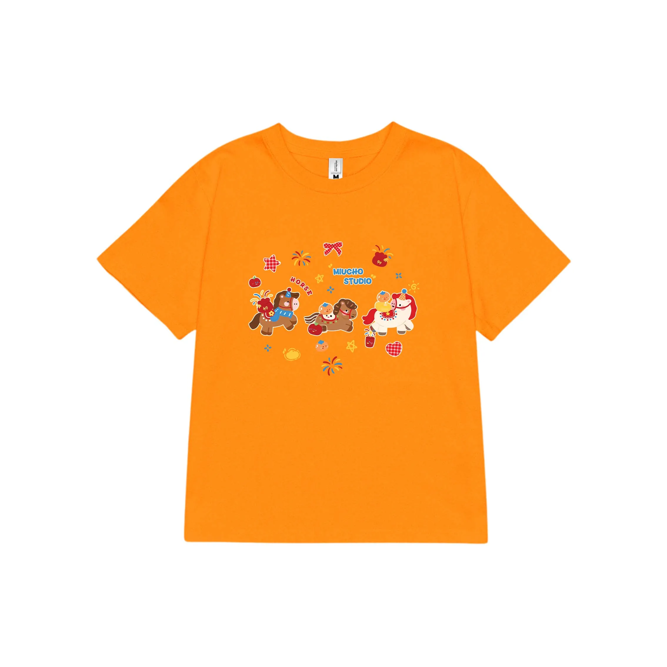 Áo thun baby tee Tết Bính Ngọ Miucho vải cotton thoáng mát dày dặn cổ tròn in mix 2923_thumbnail_16