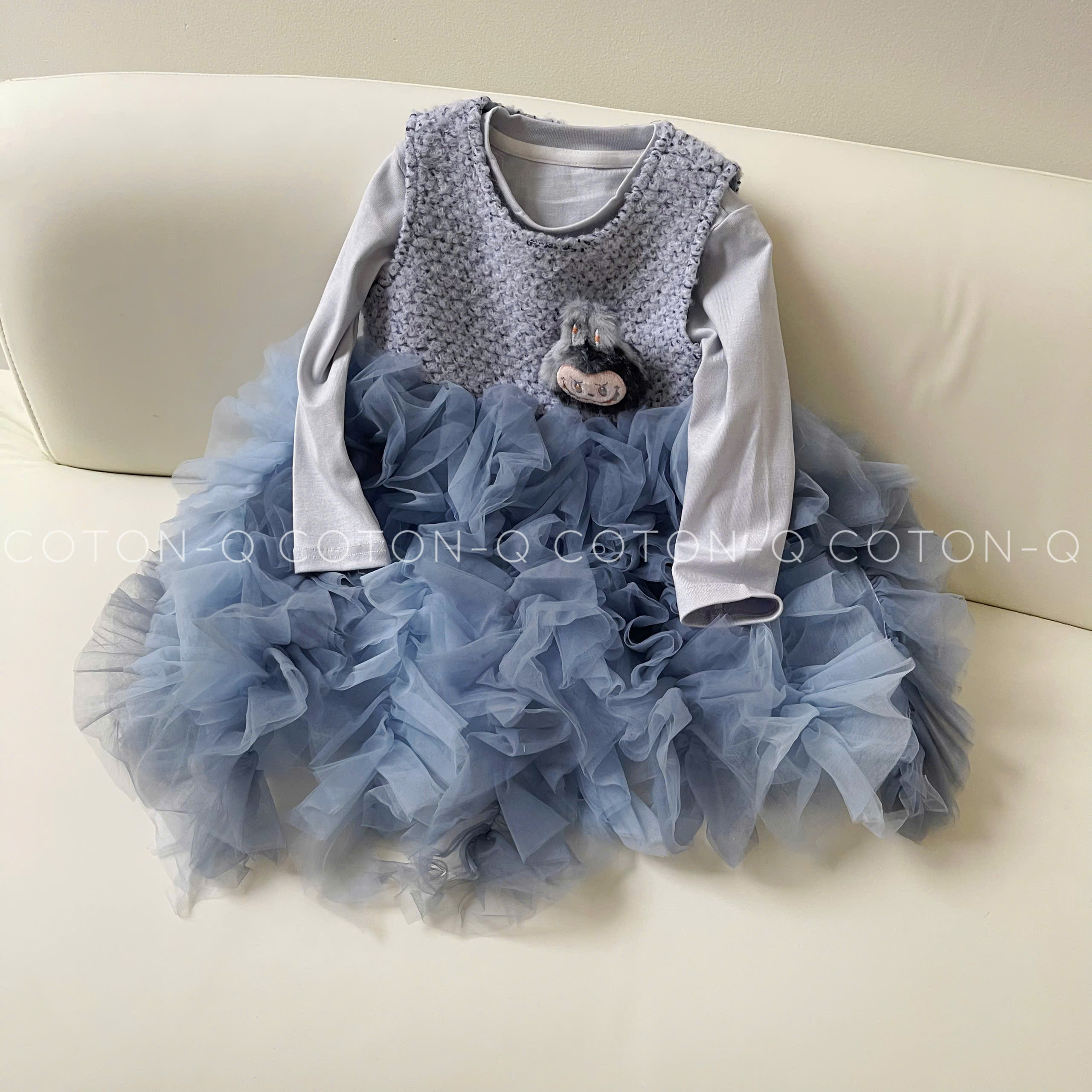 Đầm công chúa bé ( XANH )_thumbnail_7