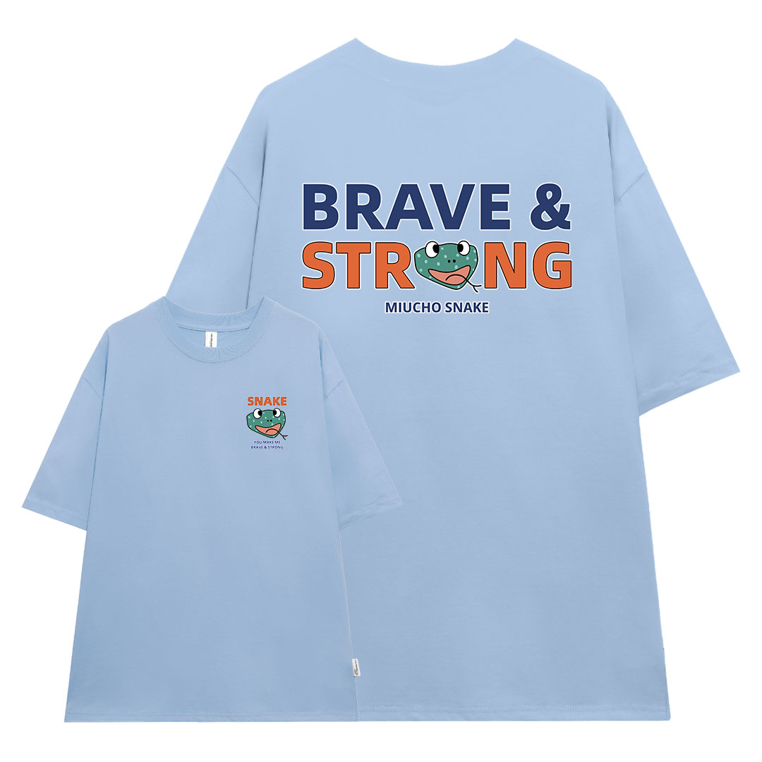 Áo thun nữ form rộng 12 con giáp tuổi Tị ( tuổi rắn) ATD425 Miucho cotton cổ tròn in graphic_thumbnail_9