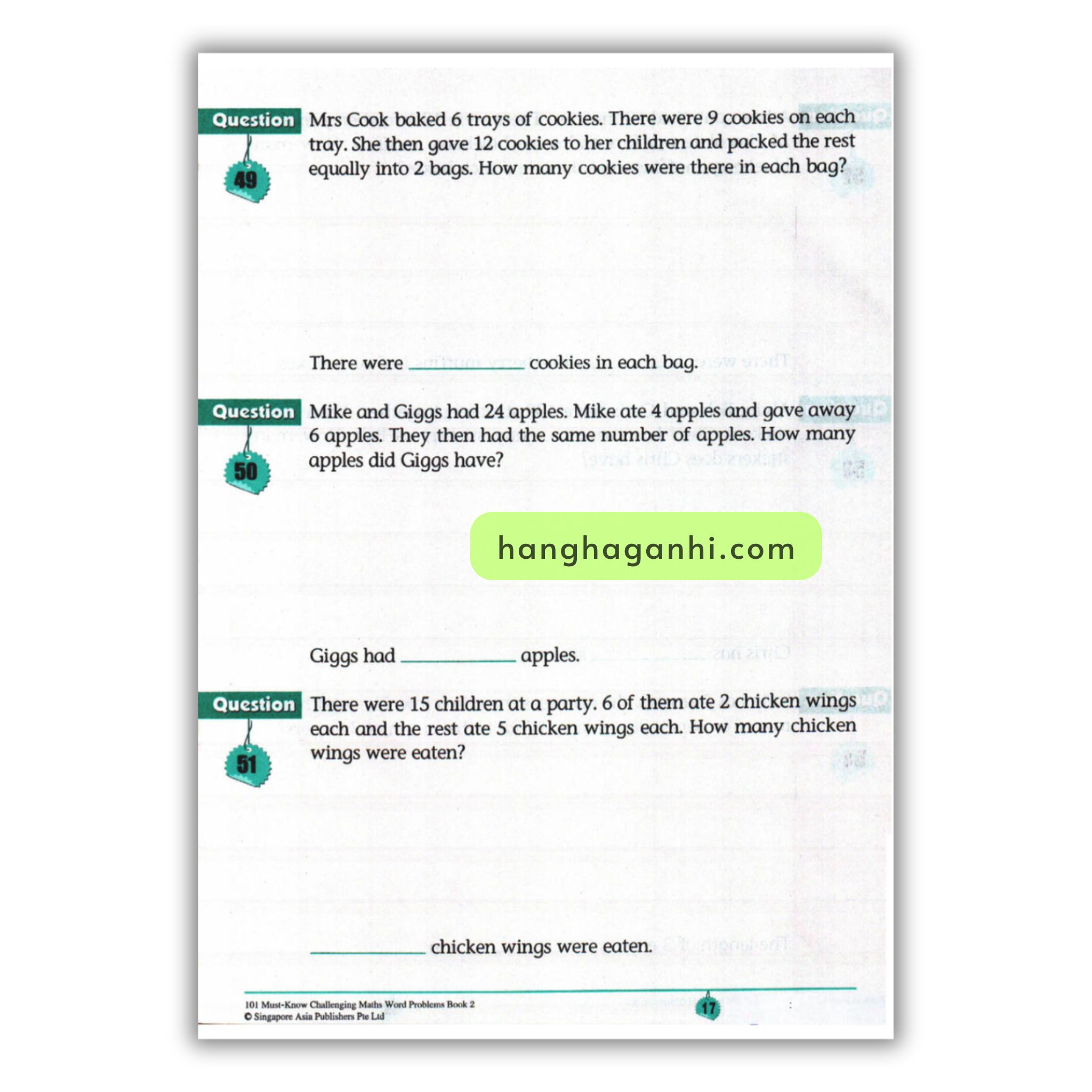 [Sách] 101 Must- Know Challenging Maths Word Problems Book 2_thumbnail_8