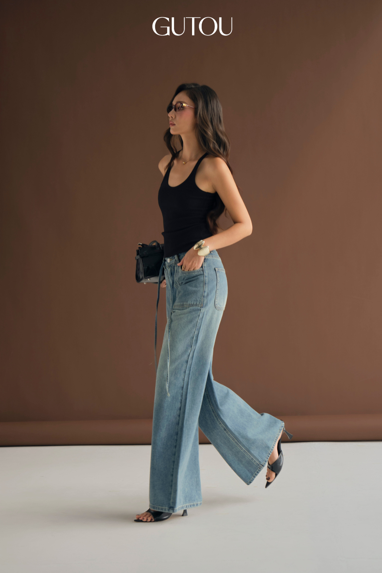 [ GUTOU ] Quần Jeans Suông Cord Trendy_thumbnail_5