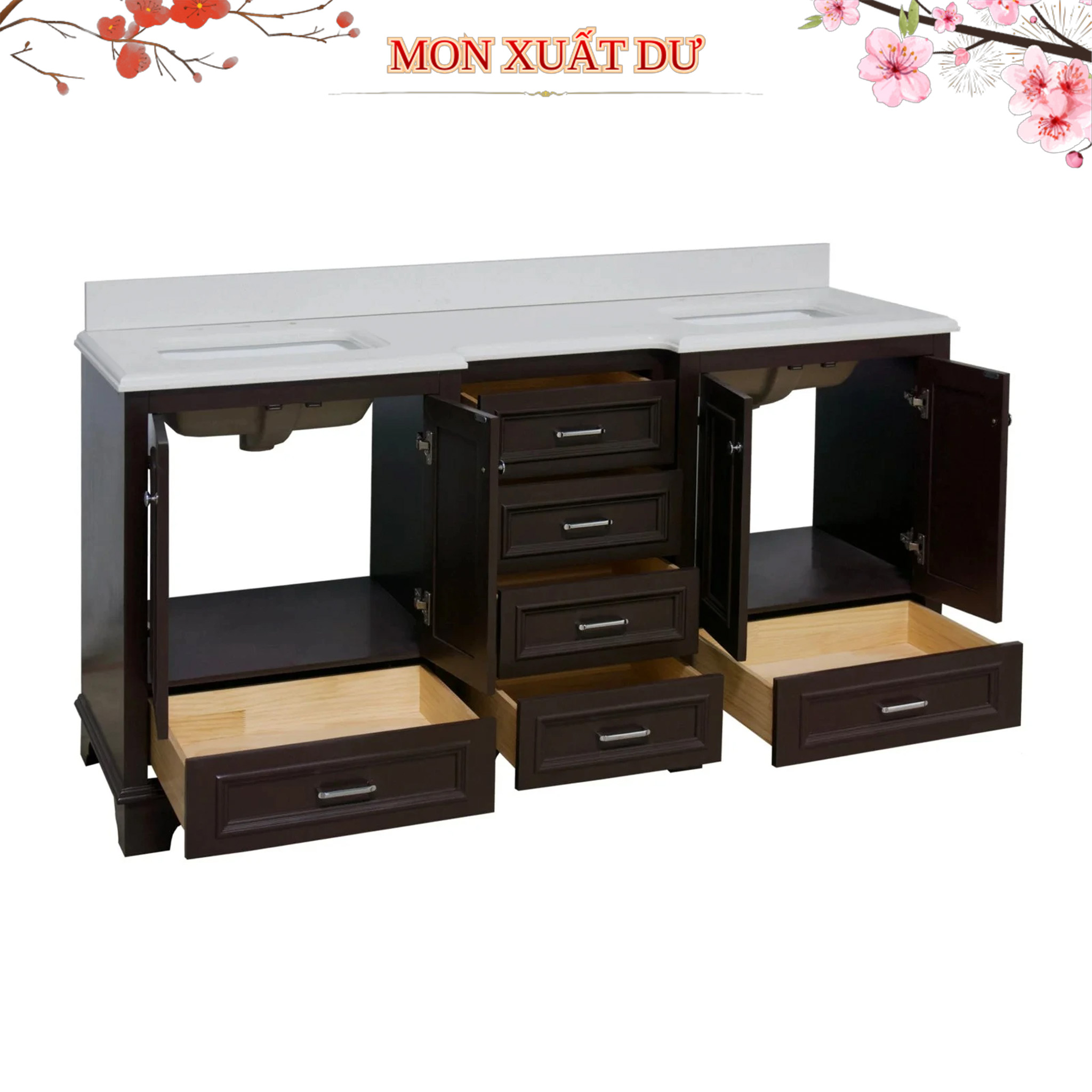 TỦ LAVABO NANTUCKET CHOCOLATE BY KBC_thumbnail_3