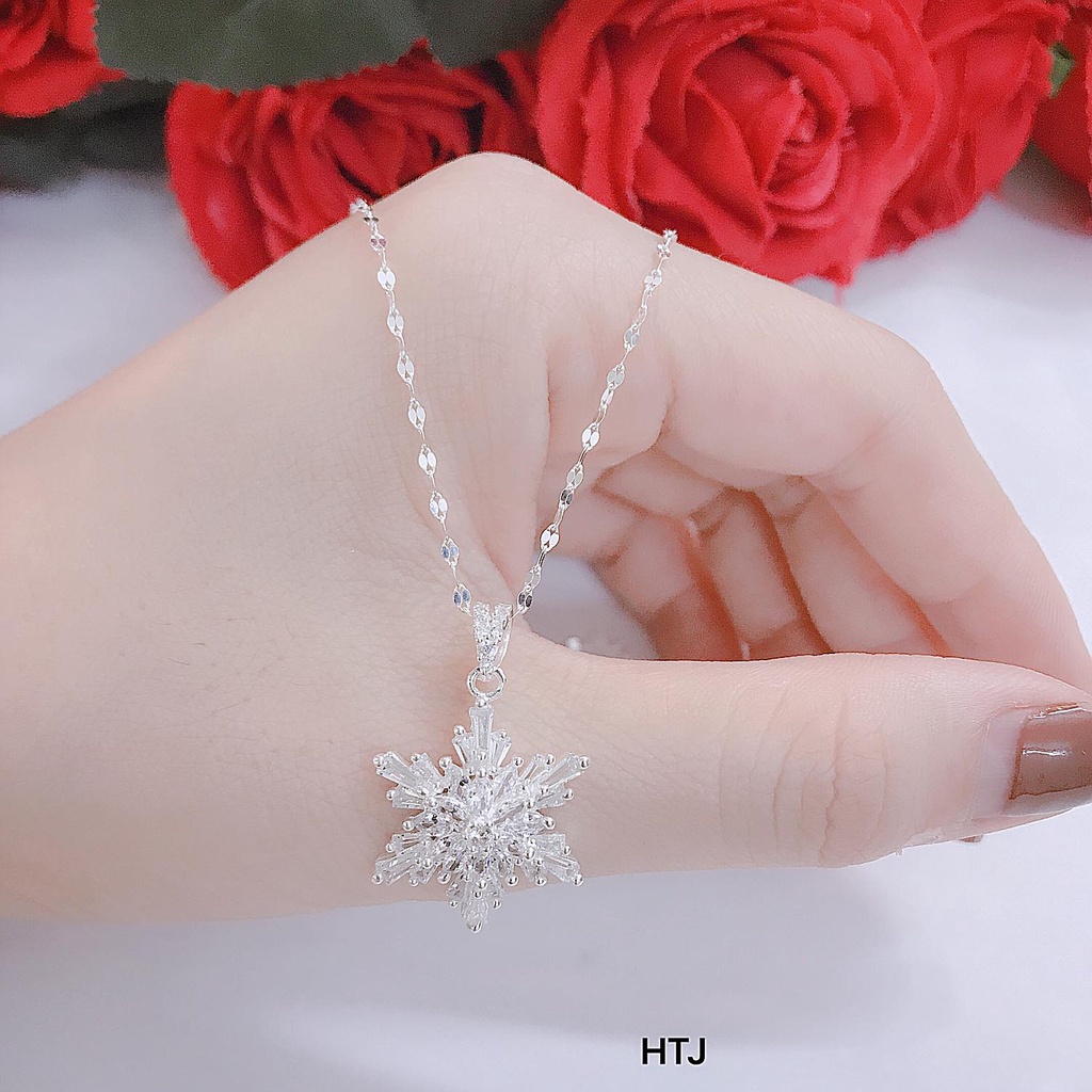 Dây chuyền bạc mặt bông tuyết N03 Quà tặng sinh nhật, bạn gái, bạn bè, người thân ý nghĩa_thumbnail_1