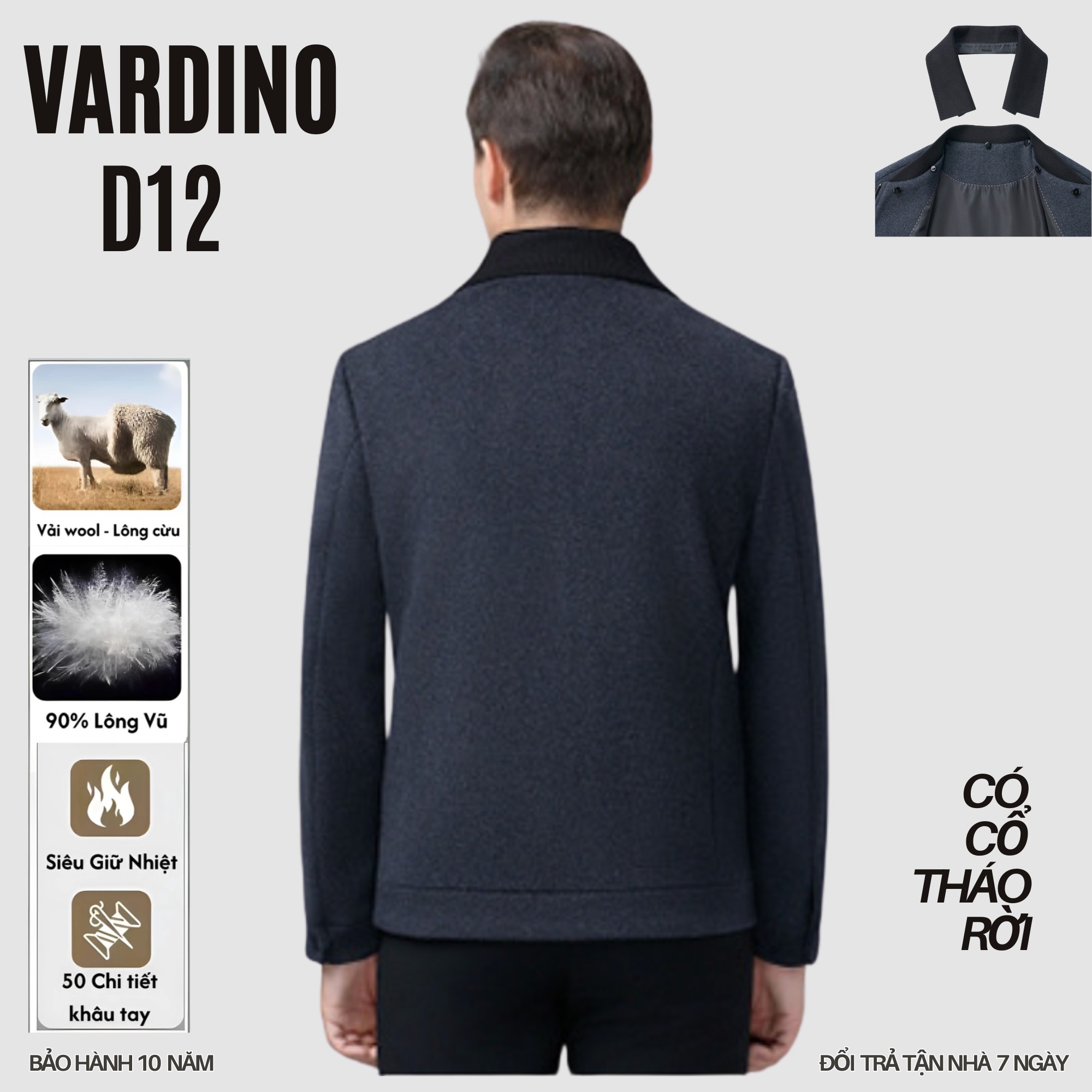 Áo khoác nam 2 cổ VARDINO D11_thumbnail_7