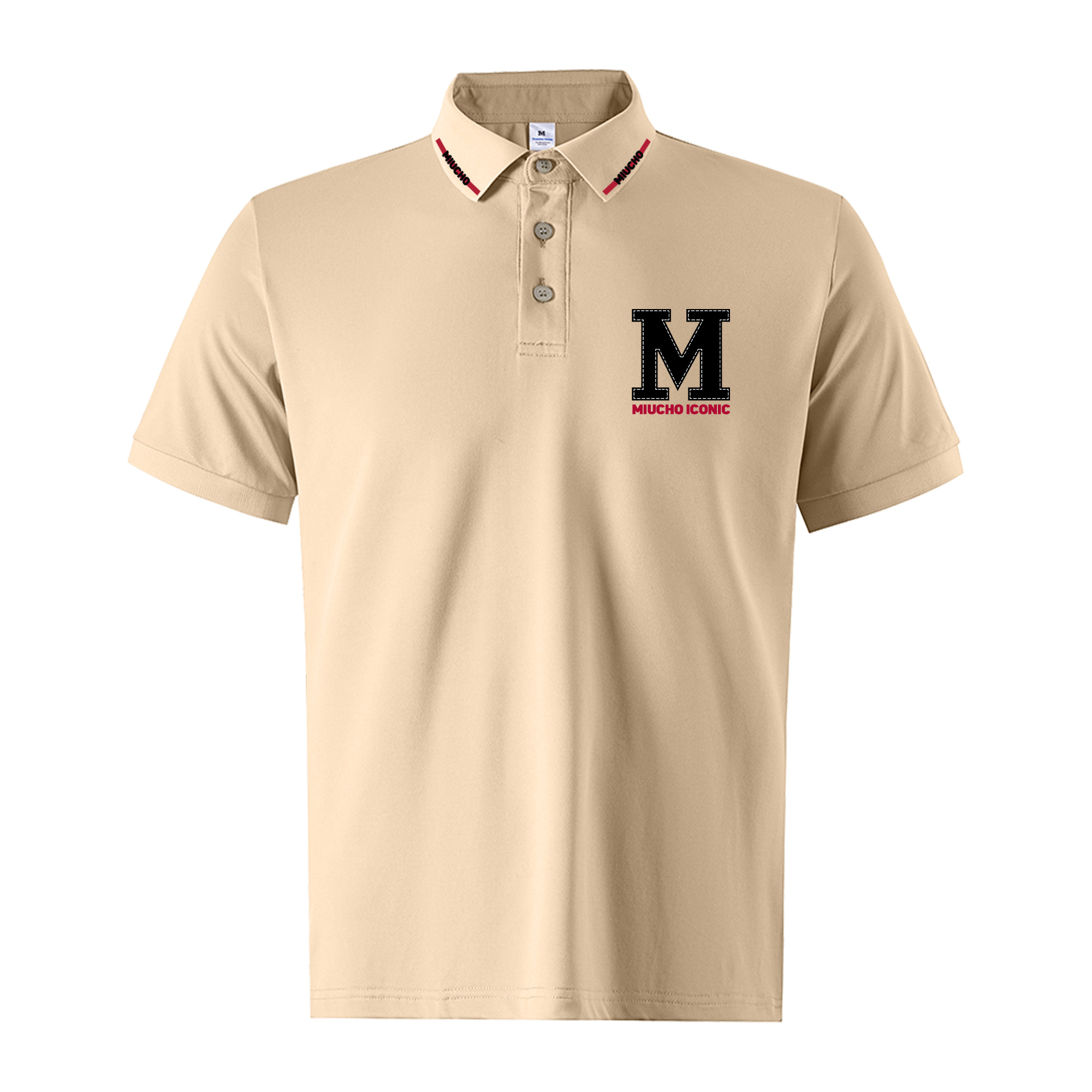 Áo polo cá sấu nam in basic PLCSD2426 Miucho Iconic chất liệu polyester bền nhẹ chống nhăn_thumbnail_7