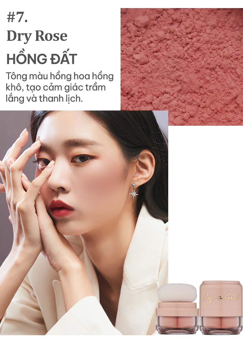 HOPE GIRL 3D POWDER BLUSHER - Phấn Má Hồng 3D Tự Nhiên Bền Màu Mịn Lì - Chiết Xuất Nguyên Liệu Thiên Nhiên Từ Jeju & Bột Thạch Anh Tím - 5g - [HG003]_thumbnail_9