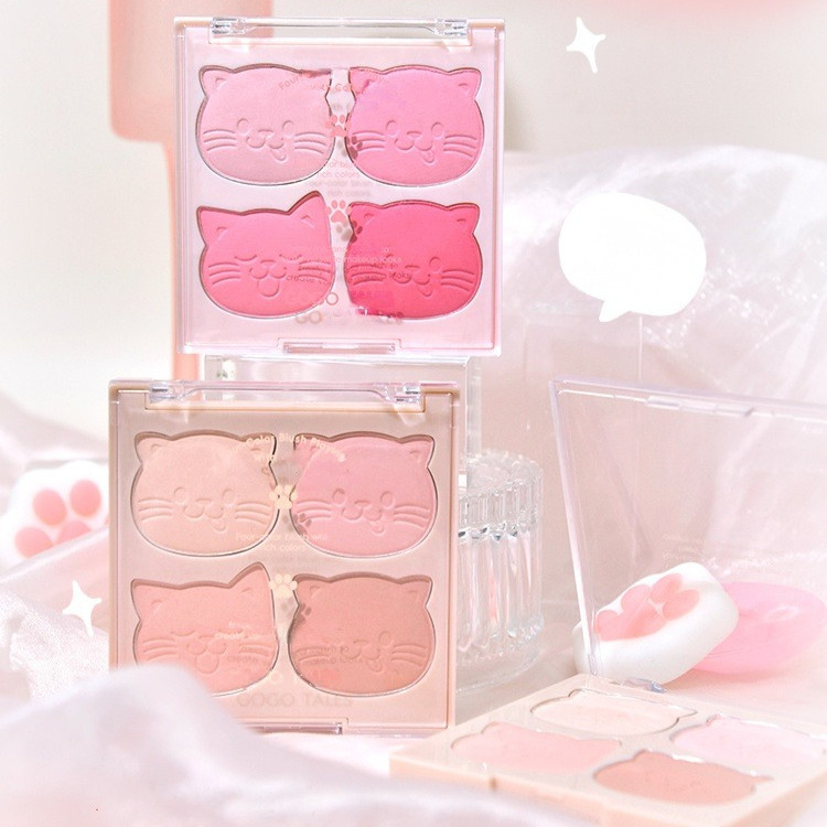 [GOGO TALES] Bảng phấn má hồng 4 ô Gogotales Lovely Cat (GT772)_thumbnail_2