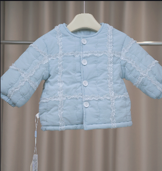 (C24) Áo phao xanh viền ren_thumbnail_0