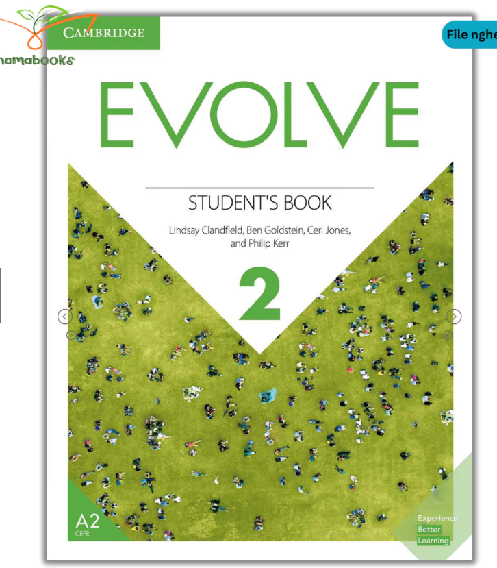 Sách - Evolve level 1-6 - Student book Level 2 - Bản in màu laser sắc nét