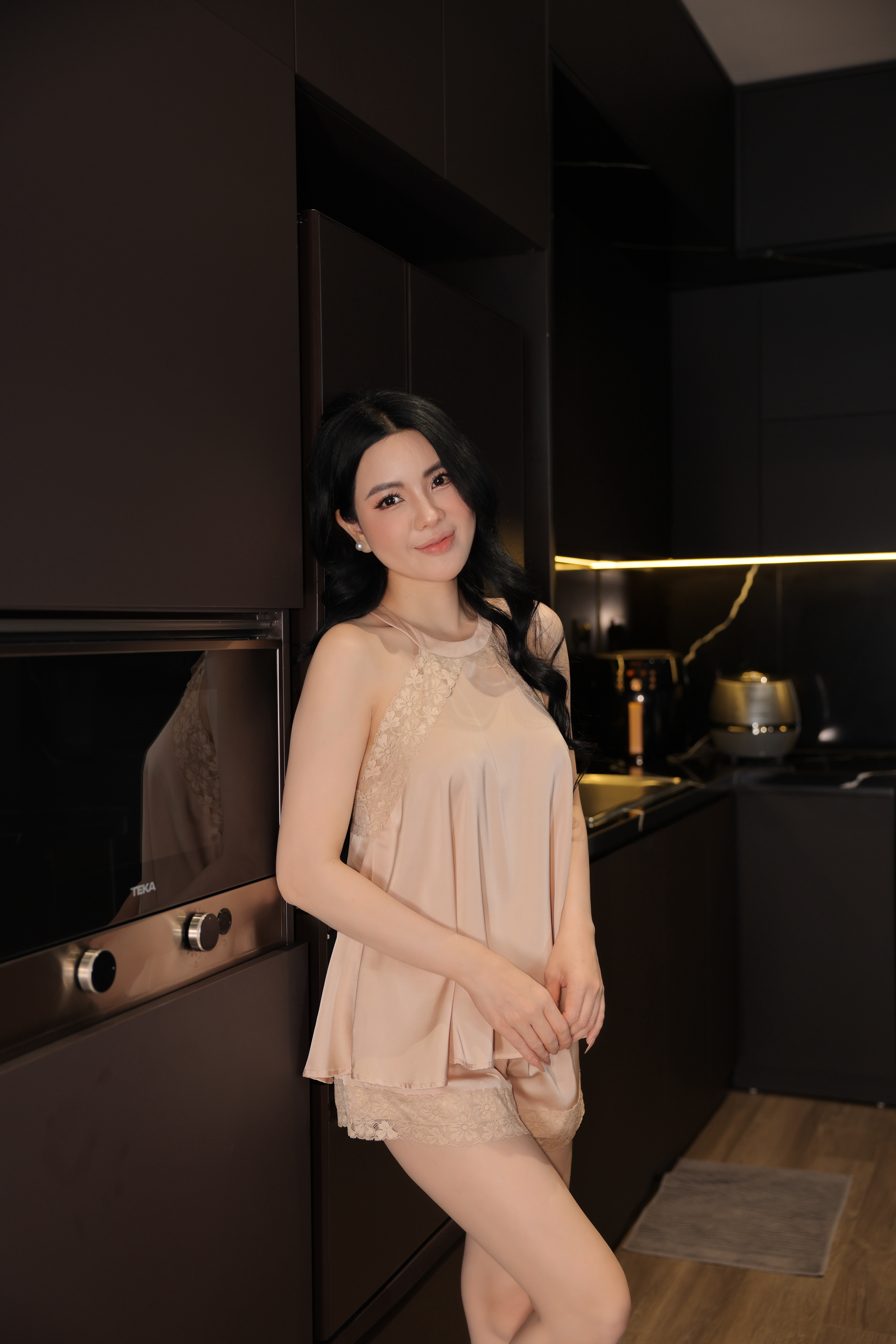Bộ lụa áo yếm, quần cộc BN614_thumbnail_14