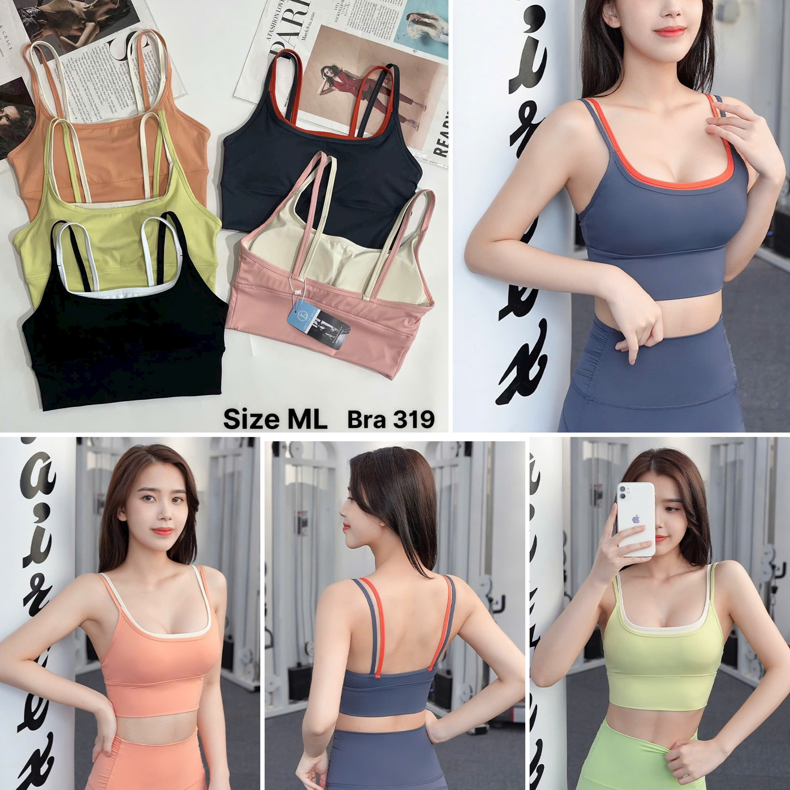 Áo Bra Hai Dây Hai Lớp