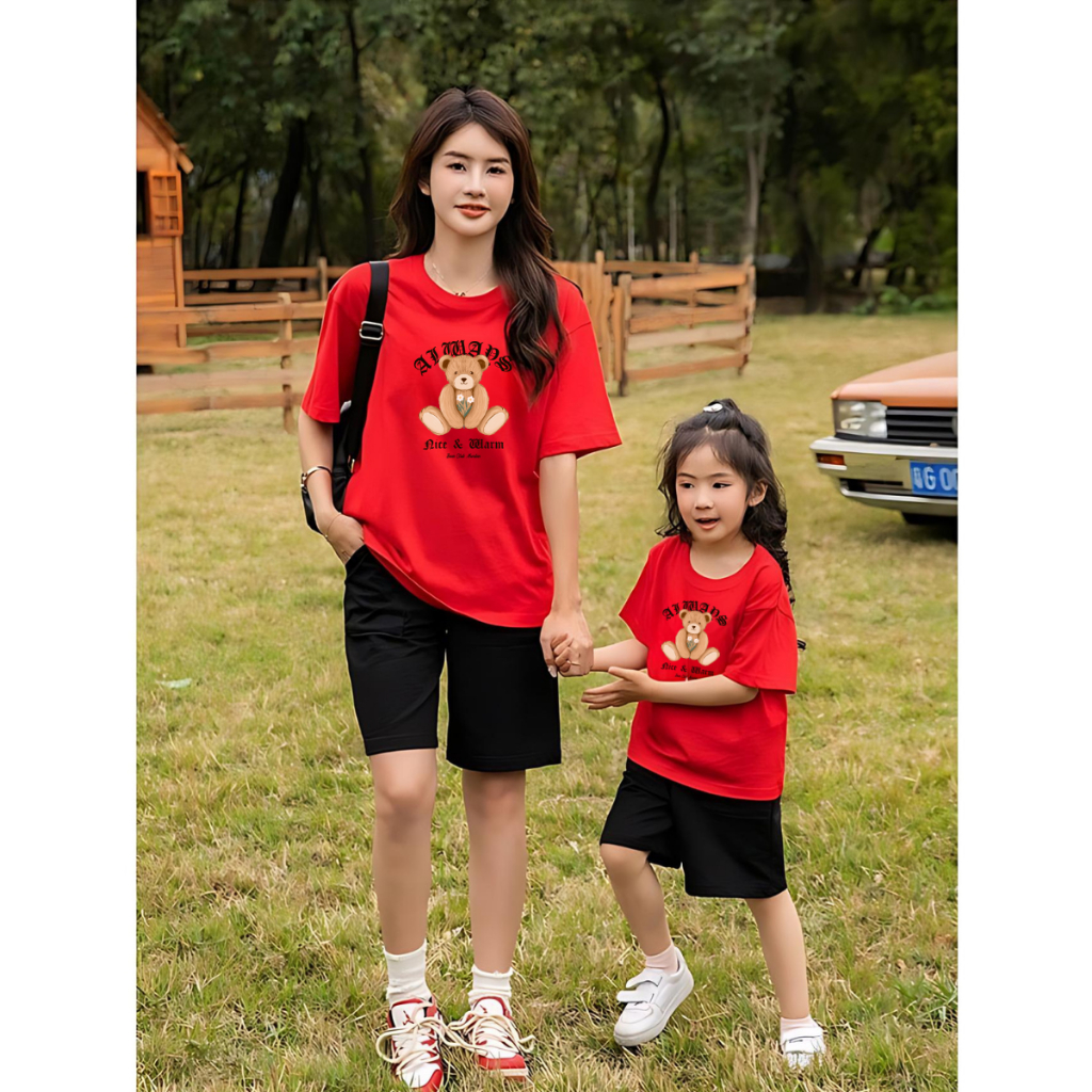 Áo đôi mẹ và bé gái in hình nhiều mẫu - Loza G0177_thumbnail_2