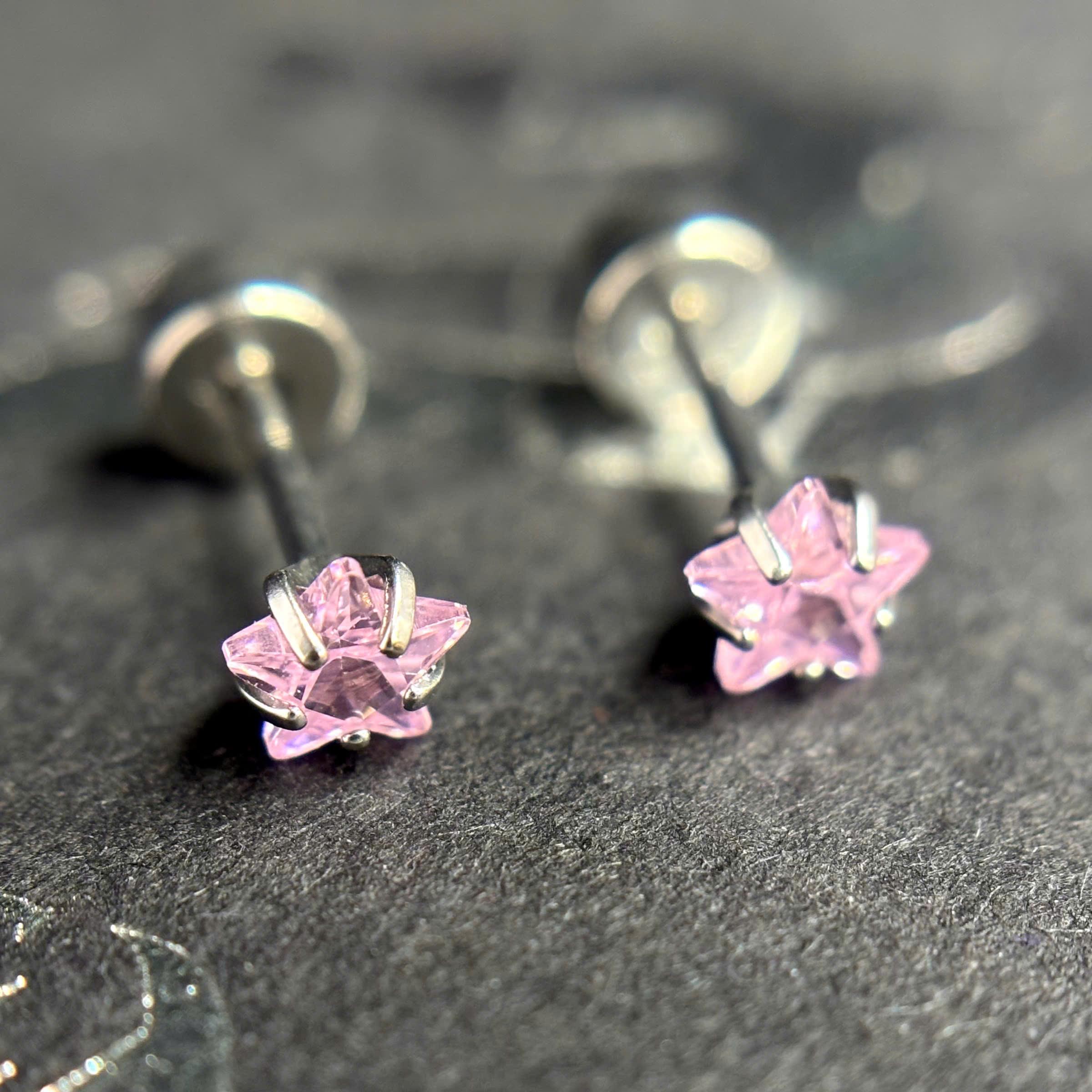 Khuyên kiểu kim cương sao hồng nhạt 4mm_thumbnail_2