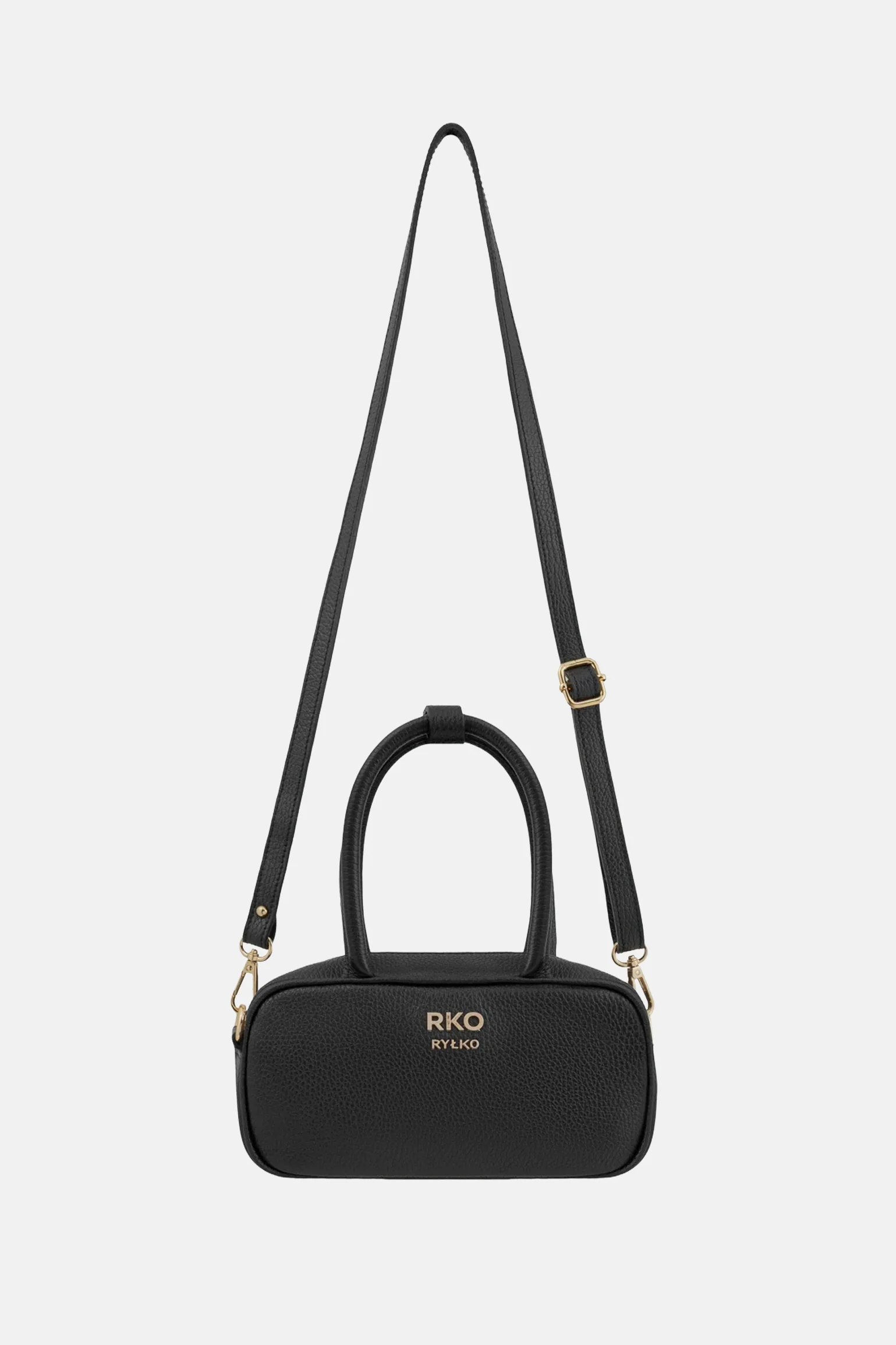 Black Leather Baguette Bag_thumbnail_5