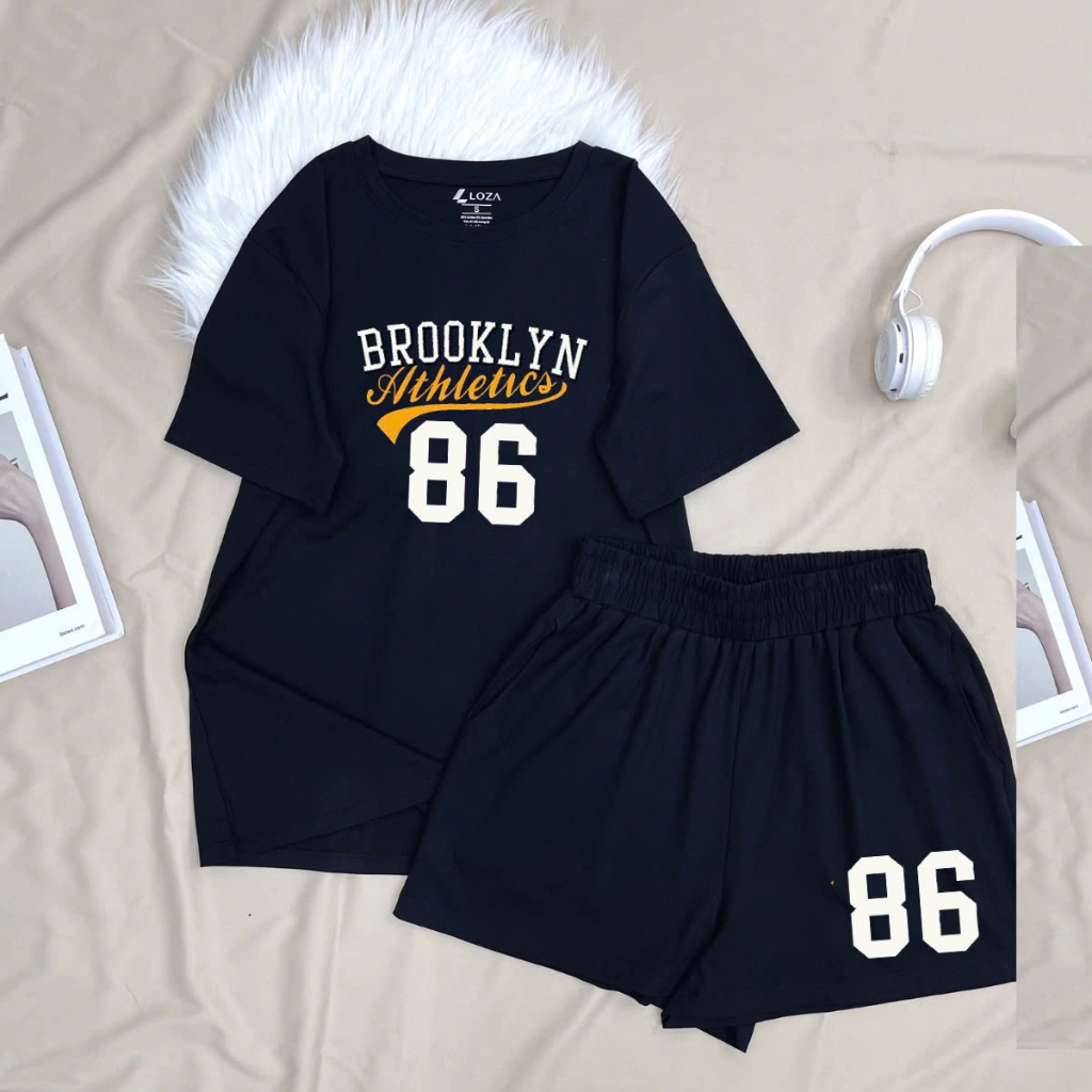 [Form Rộng] Đồ bộ nữ mùa hè số 86 - Set đồ nữ LOZA thun cotton mặc nhà/đi chơi mát mẻ - BR98